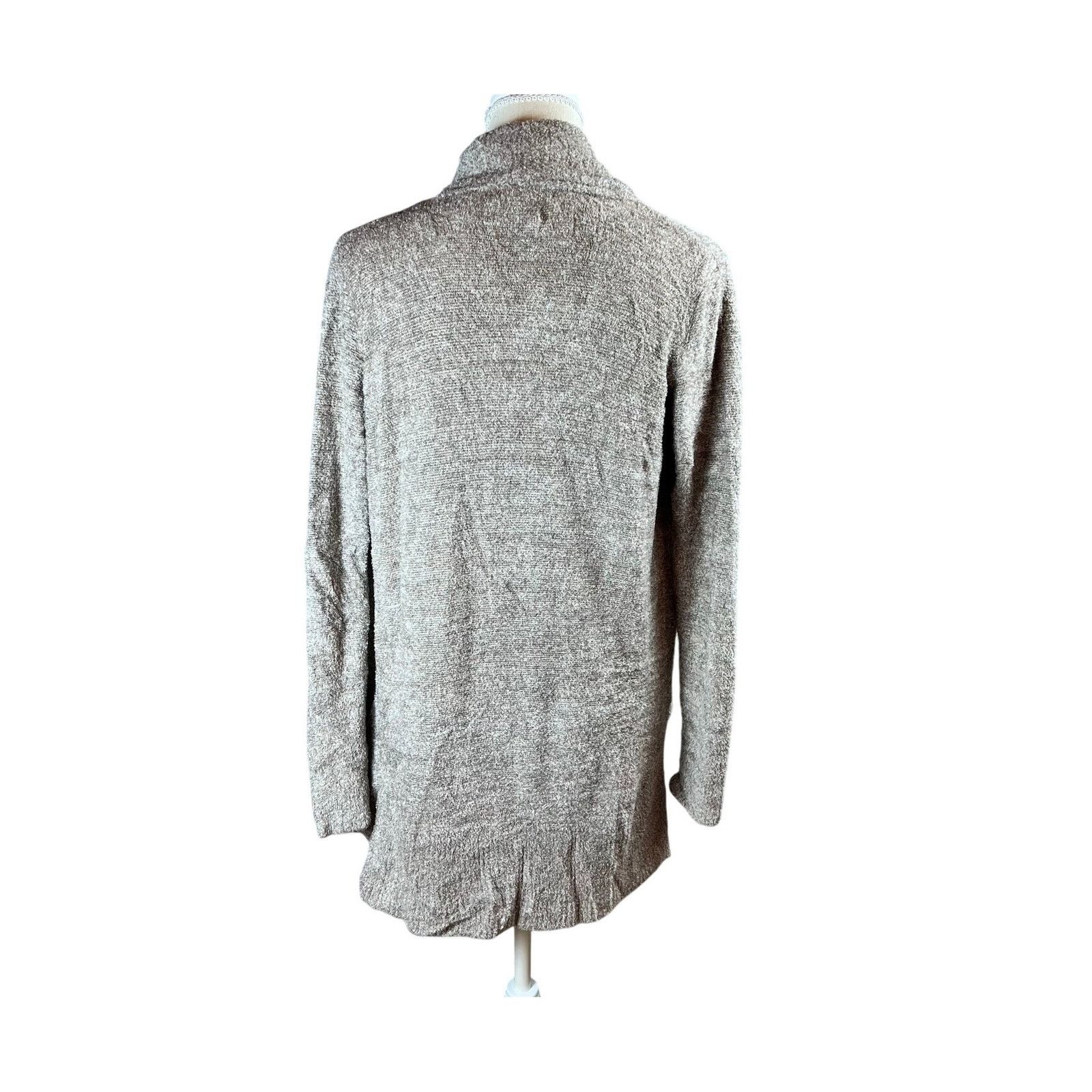 Other Barefoot Dreams CozyChicLite Oatmeal Cardigan Size Medium Size M / US 6-8 / IT 42-44 - 3 Thumbnail
