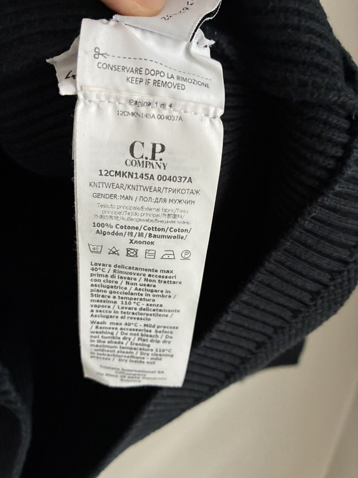 C.P. Company C.P. Company sweater Italy crewneck Massimo Osti designer Size US S / EU 44-46 / 1 - 10 Thumbnail