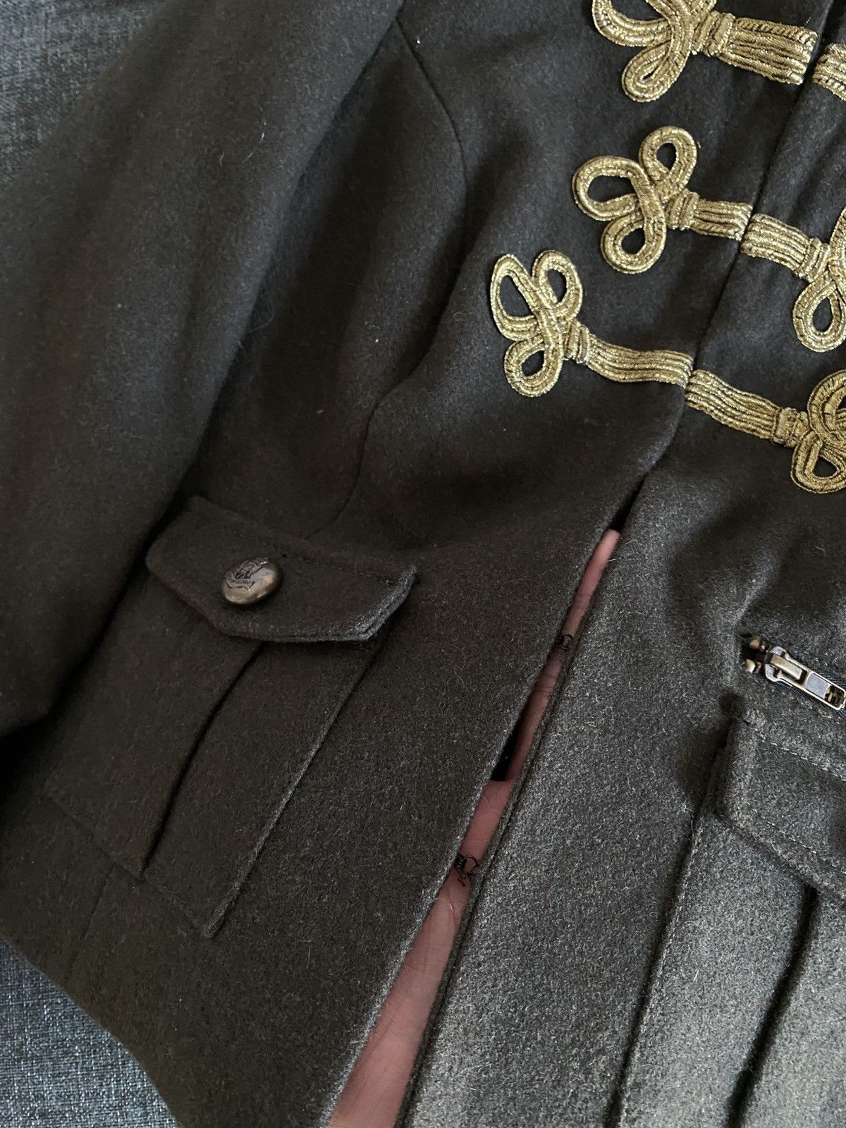 Hysteric Glamour Vintage Avant Garde Military Napoleon Jacket Y2K Wool Hype Size S / US 4 / IT 40 - 6 Thumbnail
