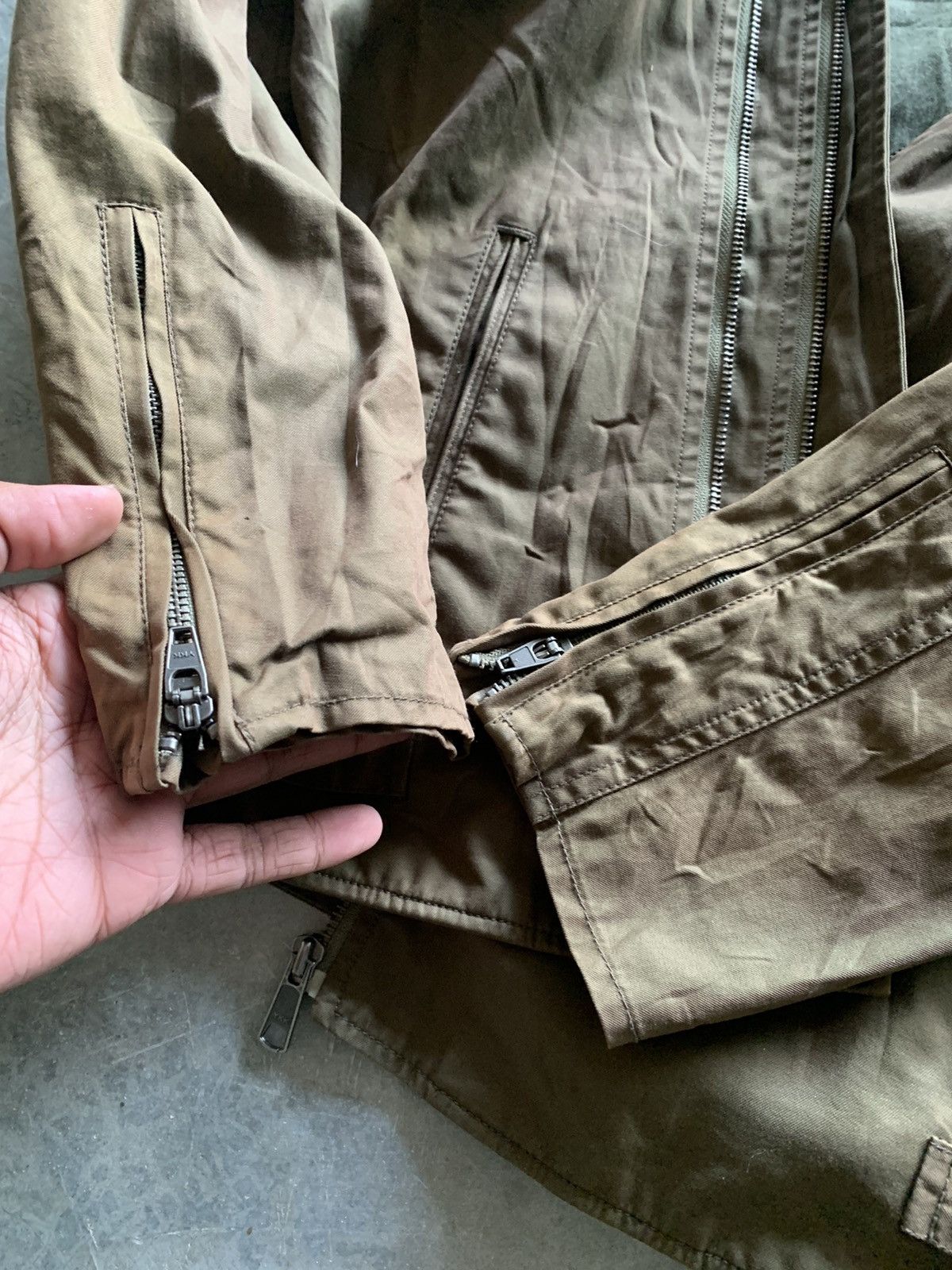 JACKROSE JACK ROSE army military style biker jacket Size US M / EU 48-50 / 2 - 13 Thumbnail