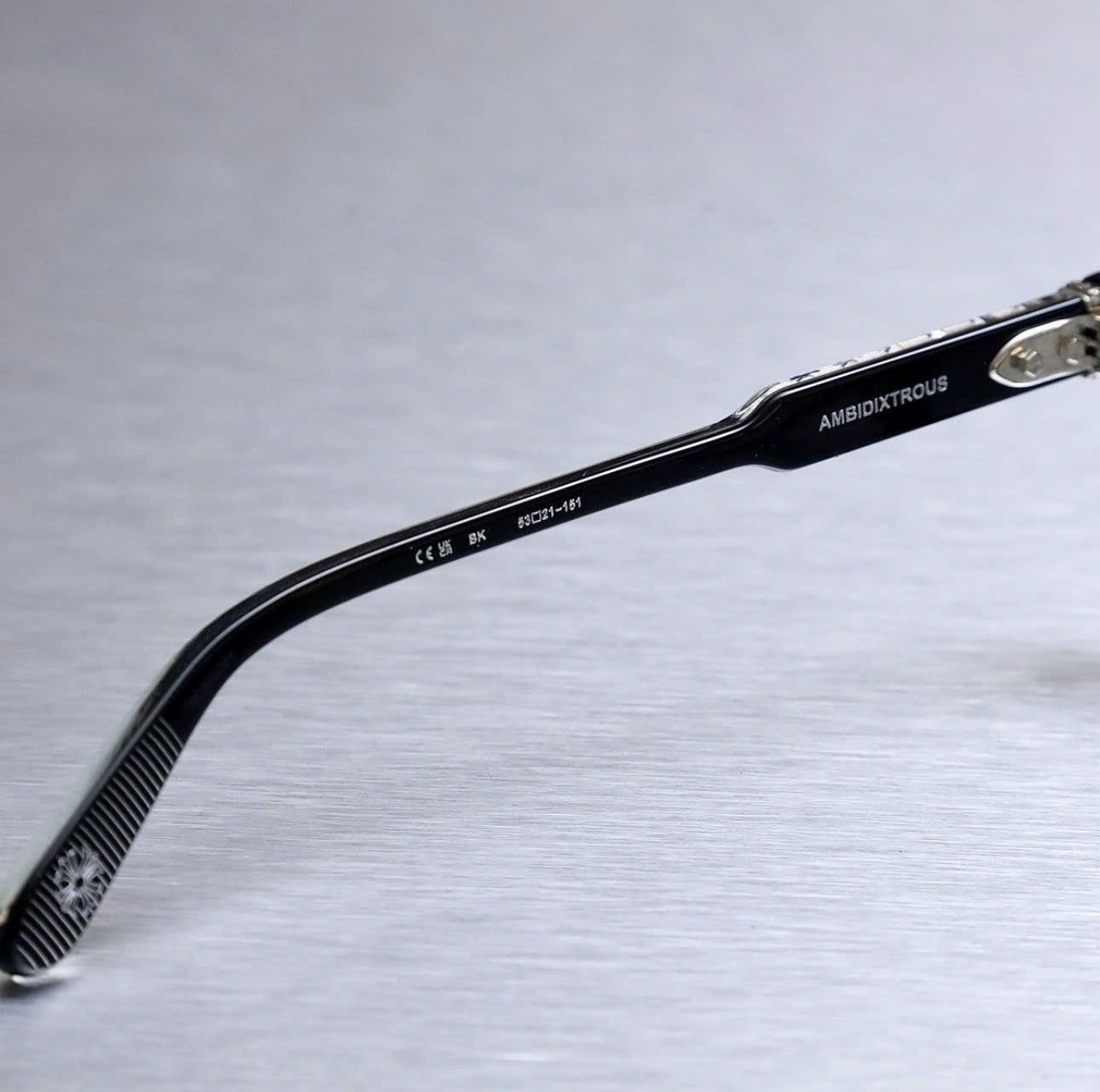 Chrome Hearts CHROME HEARTS AMBIDIXTROUS BLACK GLASSES Size ONE SIZE - 5 Thumbnail