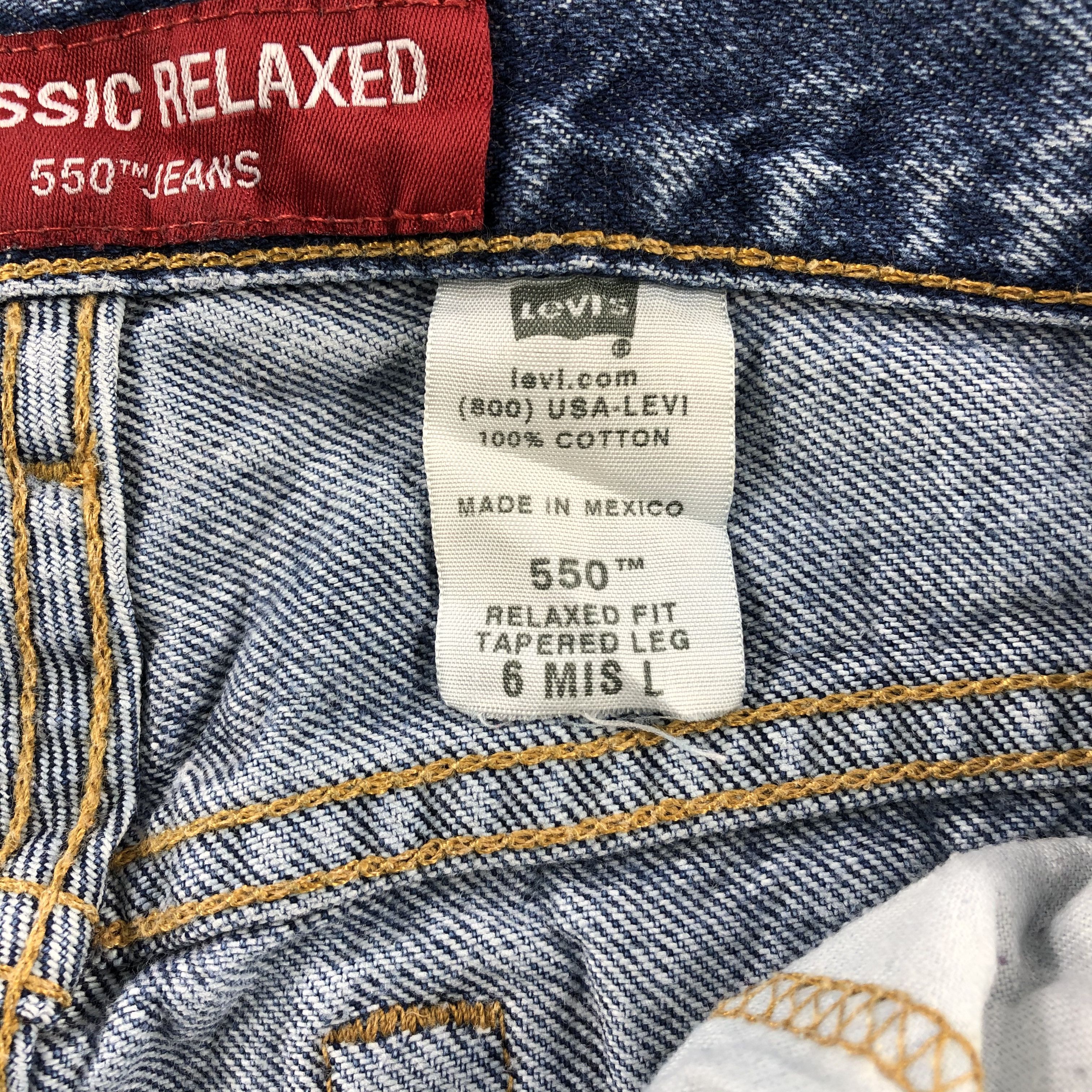 Levi's × Vintage 90s Vintage Blue Wash Levis 550 Jeans-JM1732 Size US 28 / EU 44 - 10 Thumbnail