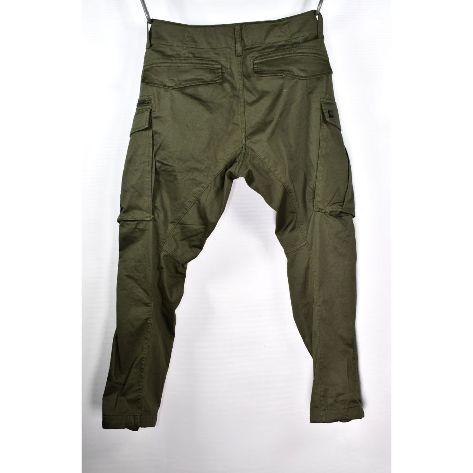 G-Star G-Star Rovic Zip 3D Regular Tapered Green Cargo Pants Men W32 L30 Size US 32 / EU 48 - 7 Thumbnail