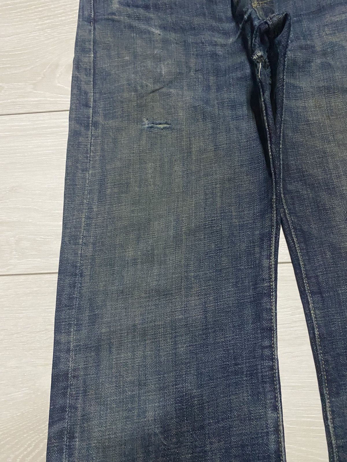 Levi's Vintage Levis 501 Y2K Mud Wash Distressed Loose Jeans Size US 30 / EU 46 - 7 Thumbnail