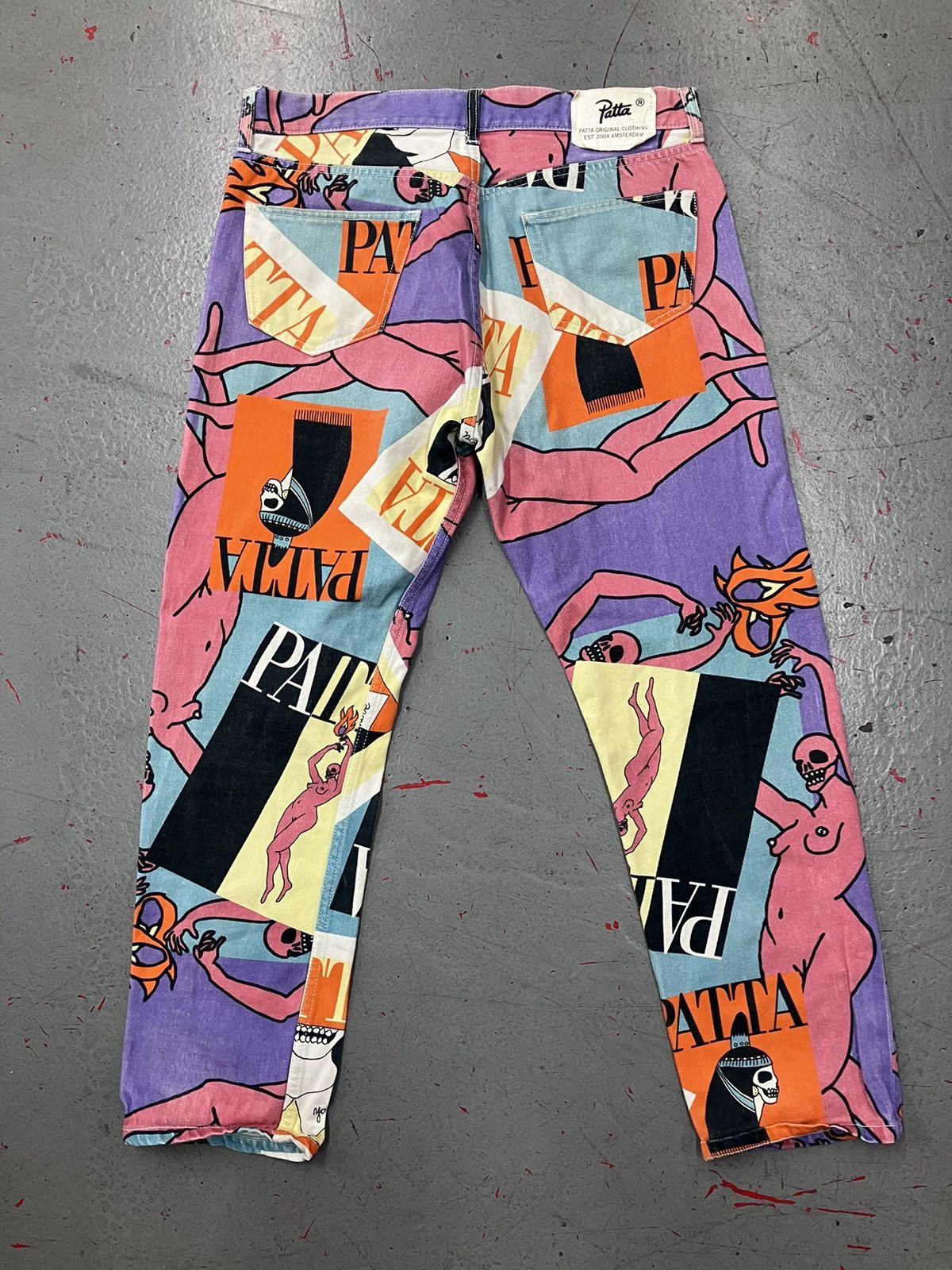 Patta Patta Magazine Denim Jacket & Pants Set Size Medium Size US M / EU 48-50 / 2 - 8 Thumbnail
