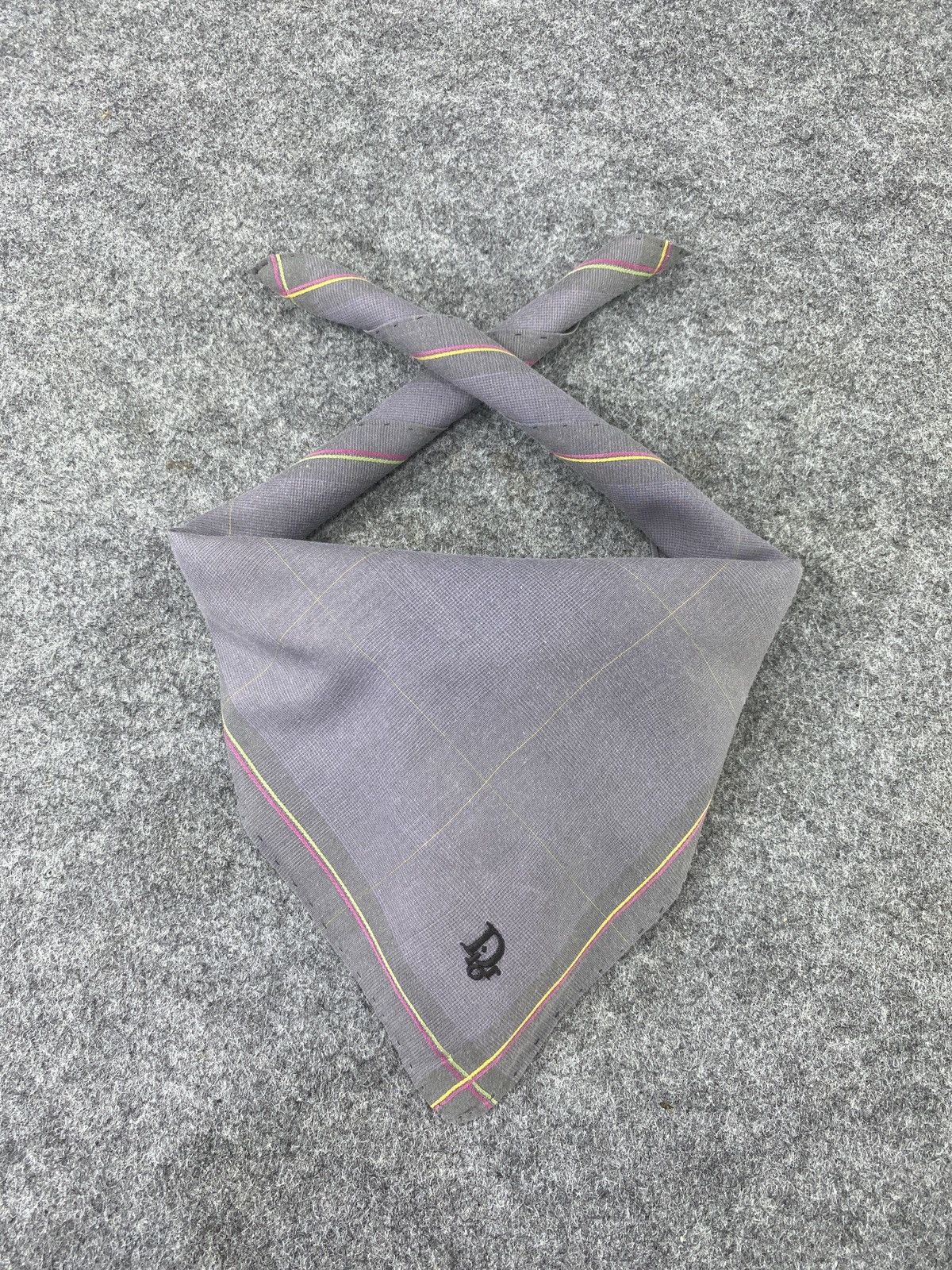 Vintage Dior Handkerchief / Bandana / Neckerchief - B012 Size ONE SIZE - 3 Thumbnail