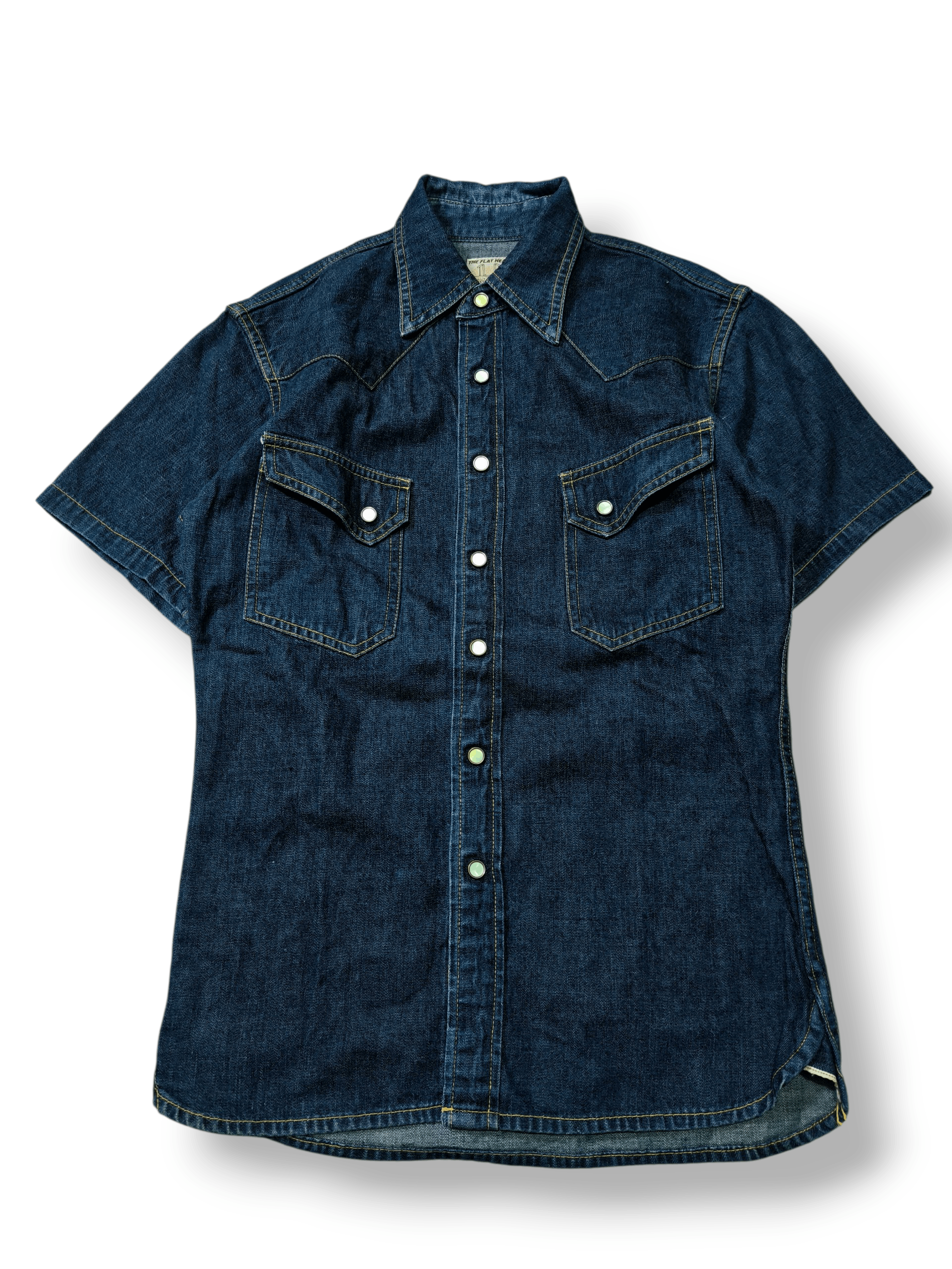 The Flat Head The Flat Head Western Denim Selvage Shirt Size US S / EU 44-46 / 1 - 1 Thumbnail