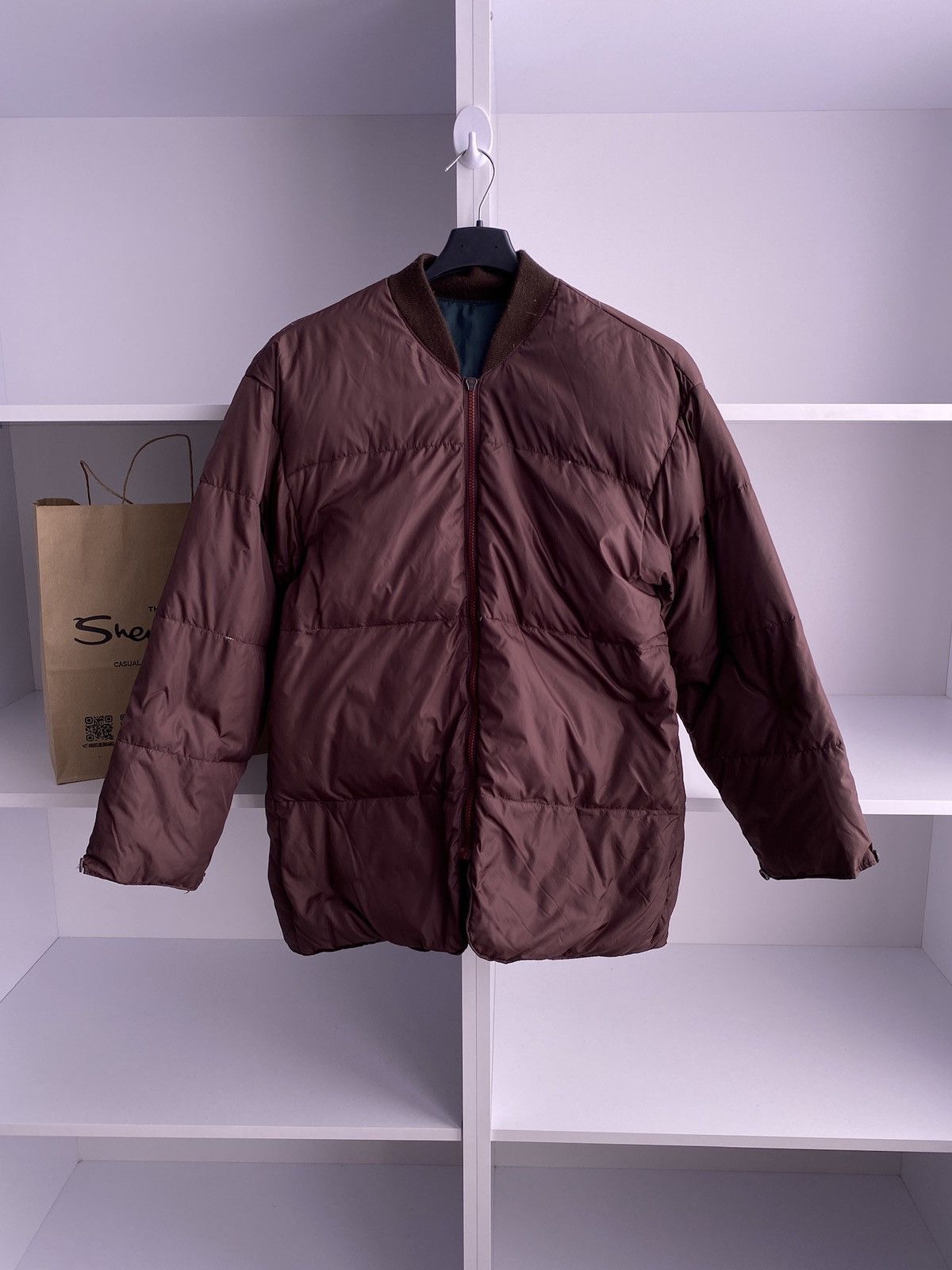 Vintage × Yves Saint Laurent Vintage Mens YVES SAINT LAURENT Bomber Jacket YSL Size US M / EU 48-50 / 2 - 8 Thumbnail