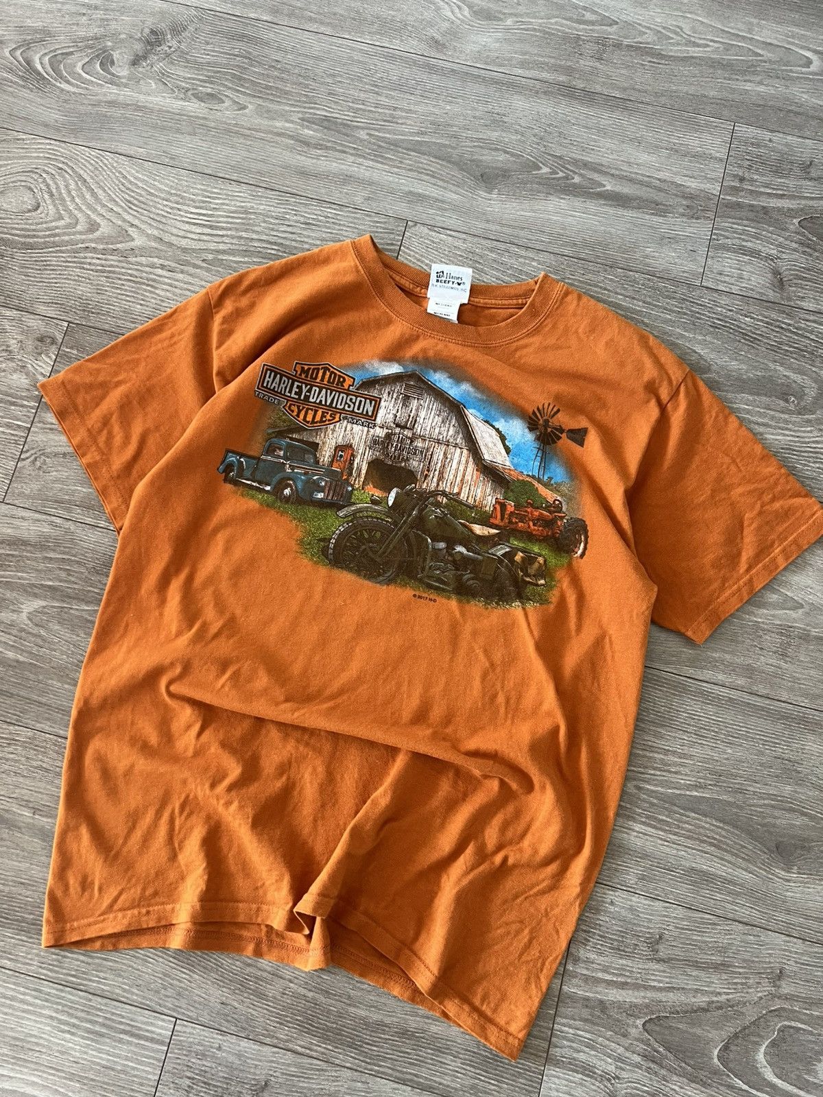 Harley Davidson × Vintage ‼️Vintage Harley Davidson Archival Double Print Tee‼️ Size US M / EU 48-50 / 2 - 6 Thumbnail