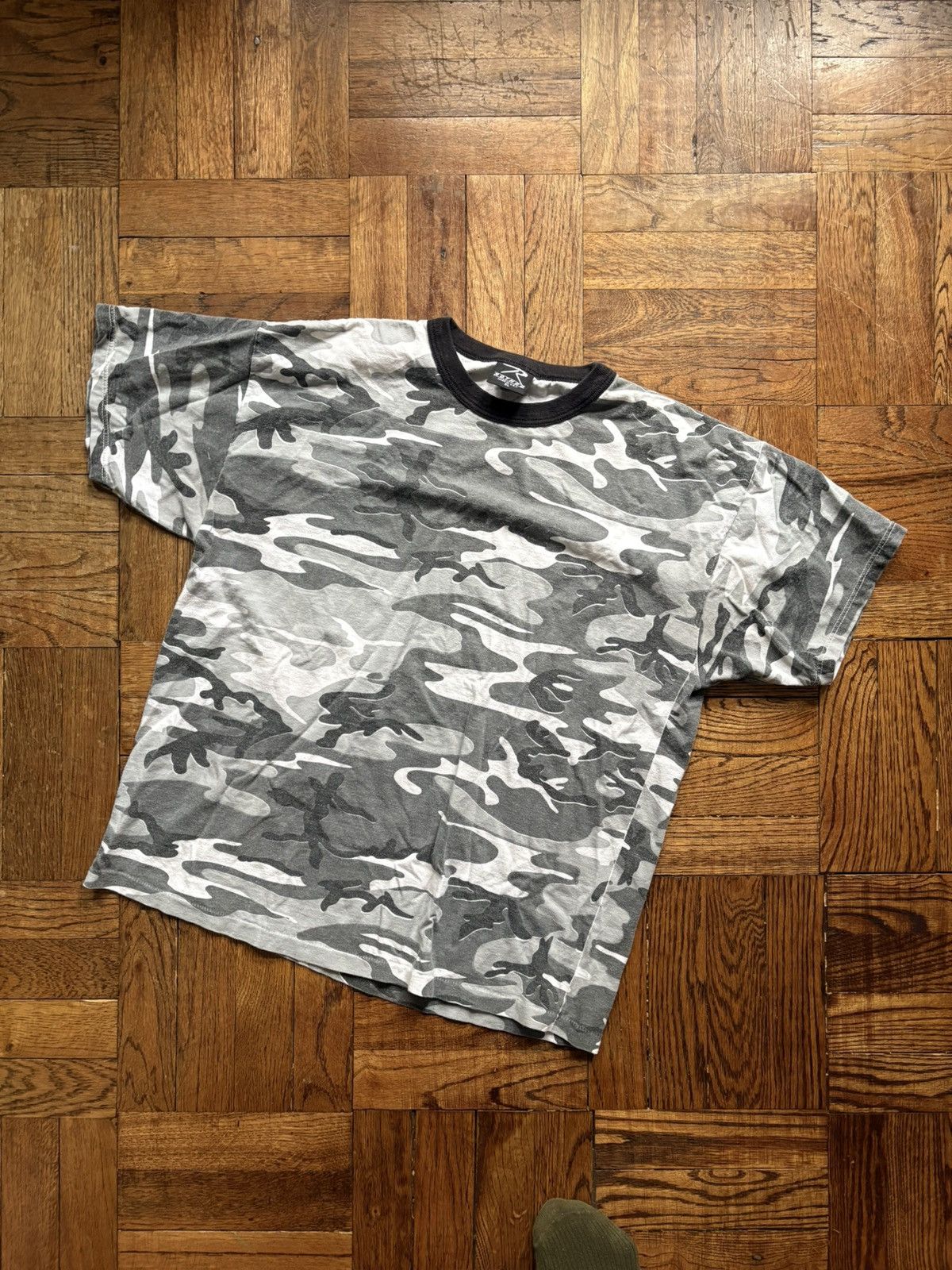 Rothco VTG ROTHCO SNOW CAMO TEE Size US XL / EU 56 / 4 - 1 Thumbnail