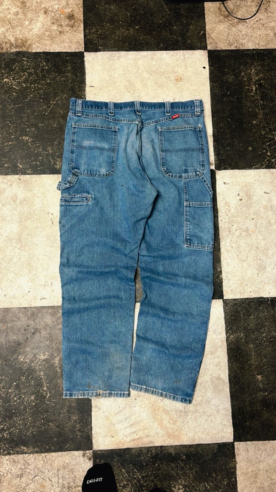Vintage × Wrangler Vintage Wrangler Denim Carpenter Jeans Size US 38 / EU 54 - 2 Thumbnail