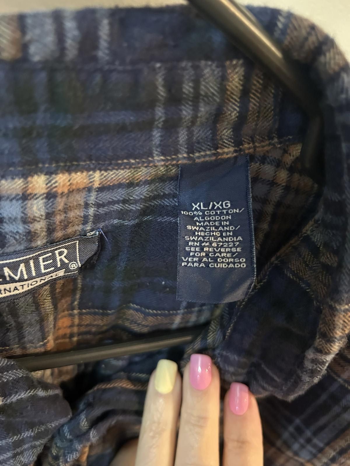 Other Premier International XL Men's Plaid Flannel Shirt Size US XL / EU 56 / 4 - 3 Thumbnail