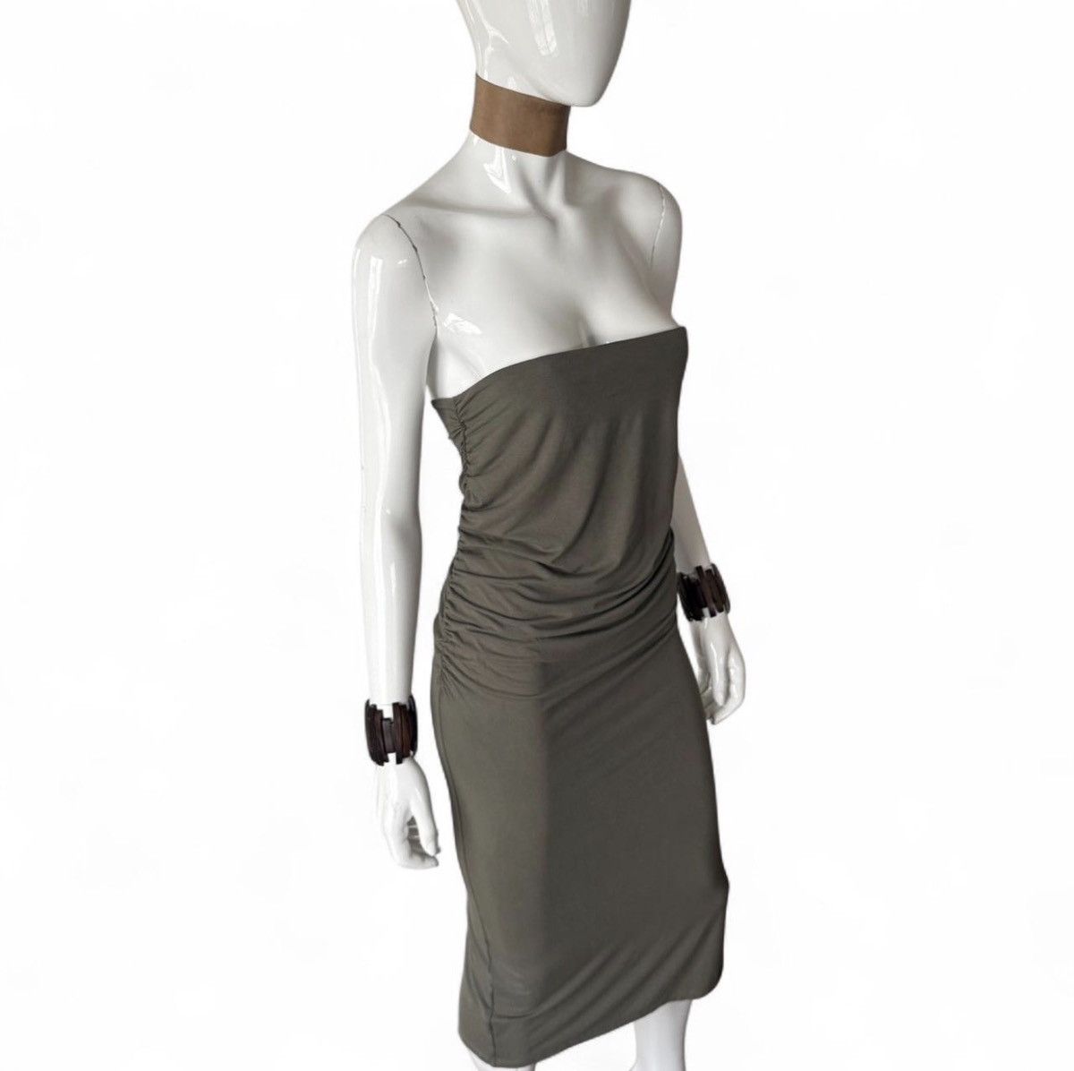 Entire Studios Entire Studios Subversive Basics Strapless Ruched Dress Size S / US 4 / IT 40 - 5 Thumbnail