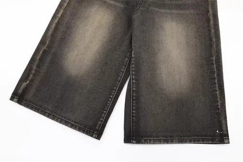 Japanese Brand × Jean Washed distressed loose casual straight denim shorts Size US 32 / EU 48 - 4 Thumbnail