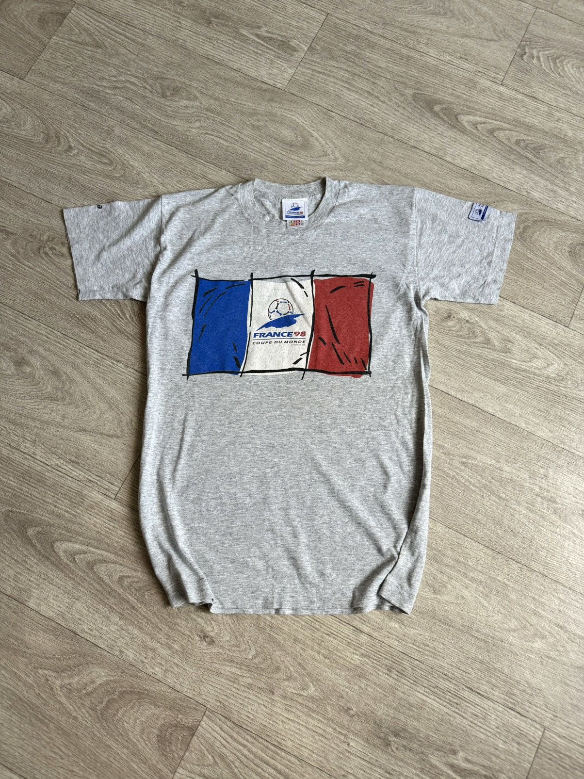 Vintage 🔷Vintage Erima France 1998 Coupe Du Monde T-shirt🔷 Size US M / EU 48-50 / 2 - 1 Thumbnail
