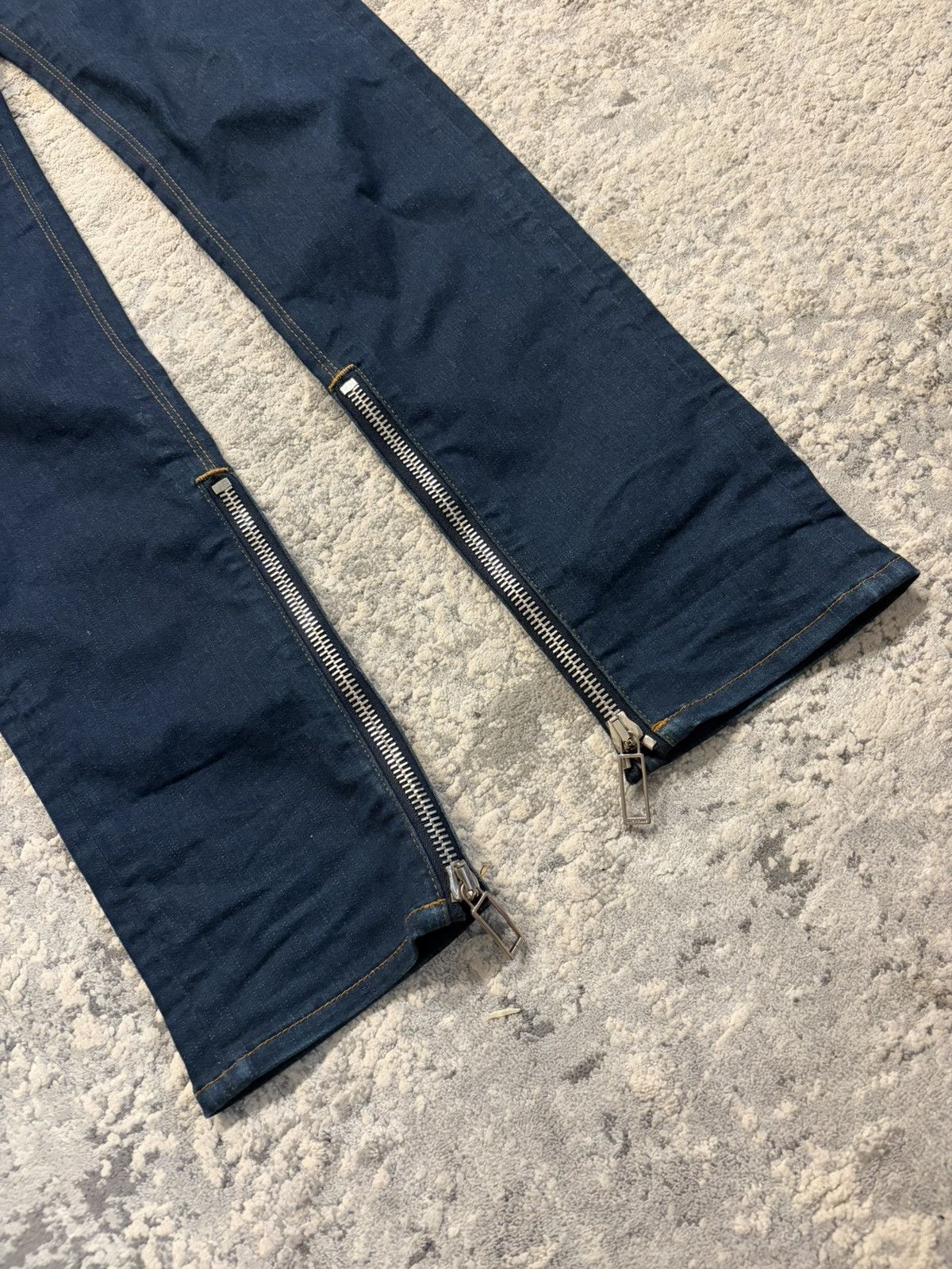 Dior AW09 Zipper Hem Denim by Kris Van Assche Size US 29 - 4 Thumbnail