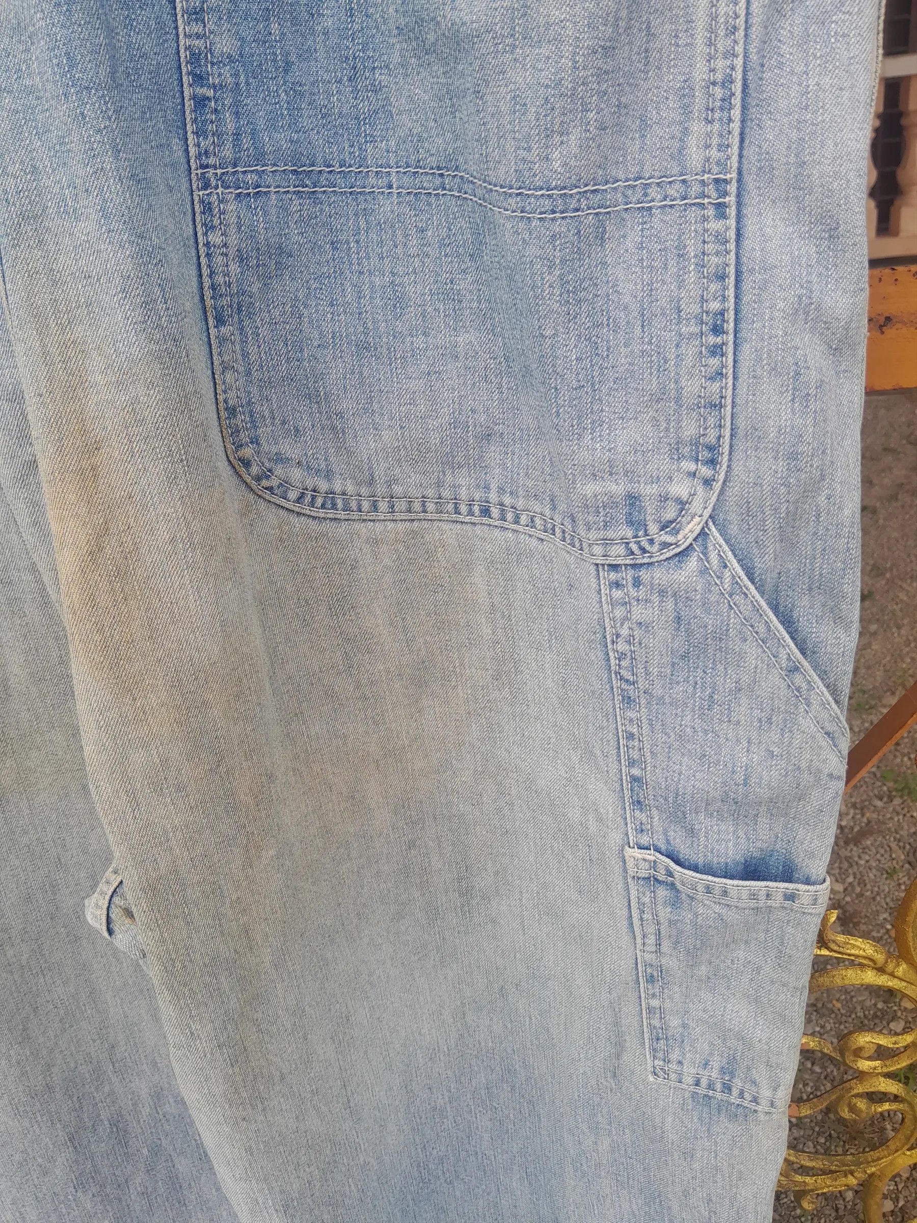 Vintage Vintage BIG JOHN scovvil button overall jeans denim Size US 40 / EU 56 - 4 Thumbnail