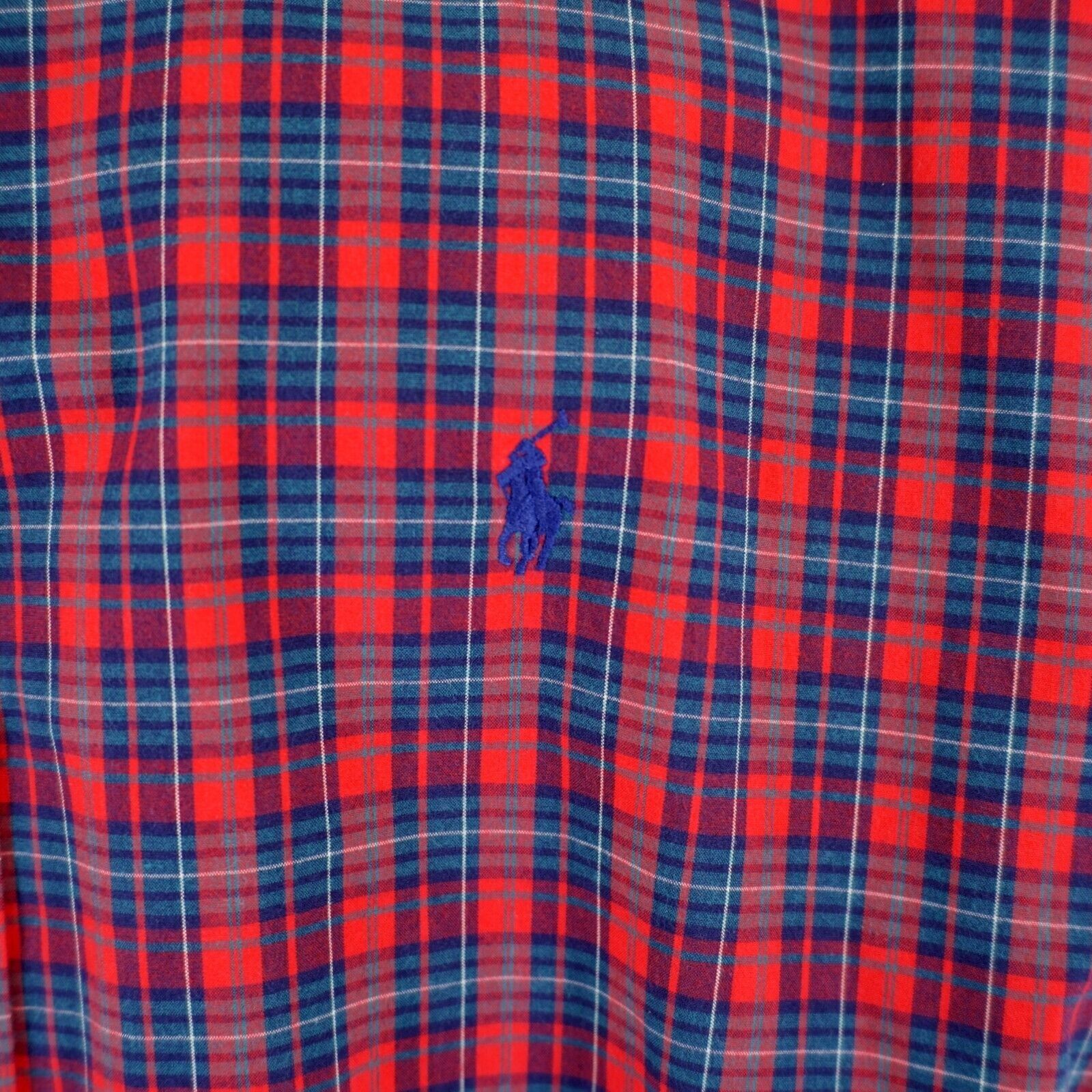 Ralph Lauren Ralph Lauren Blake 2XL Black Two Ply Cotton Plaid Red Green Size US XXL / EU 58 / 5 - 2 Thumbnail