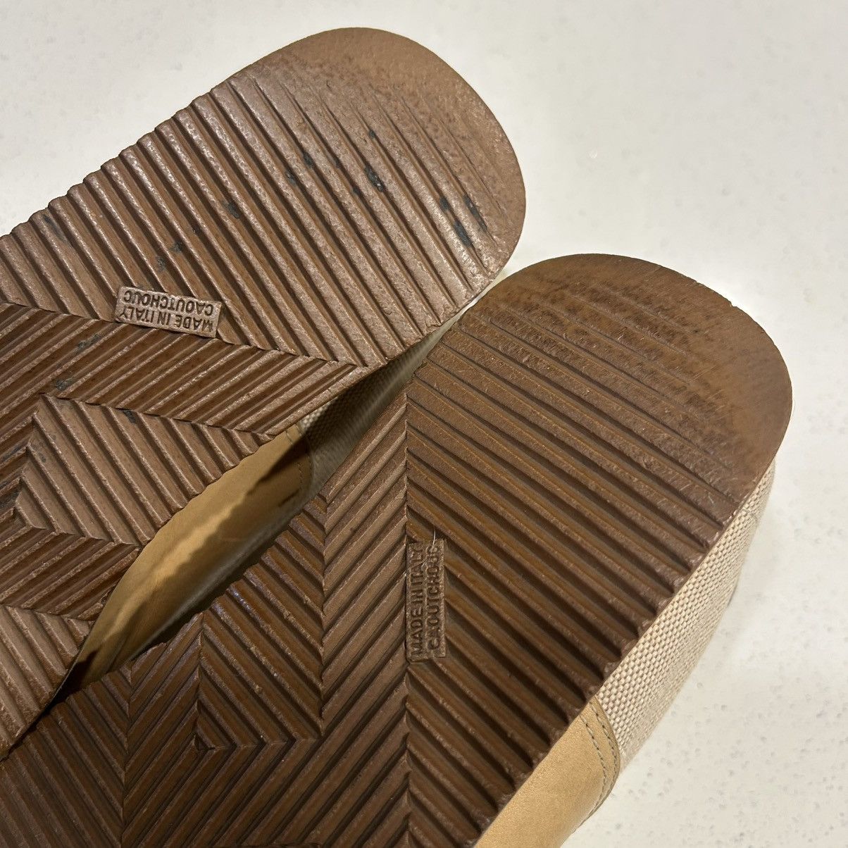 Hermes × Vintage Vintage 1980’s Hermès Leather & Canvas Sneakers Size 38 Size US 7 / IT 37 - 6 Thumbnail