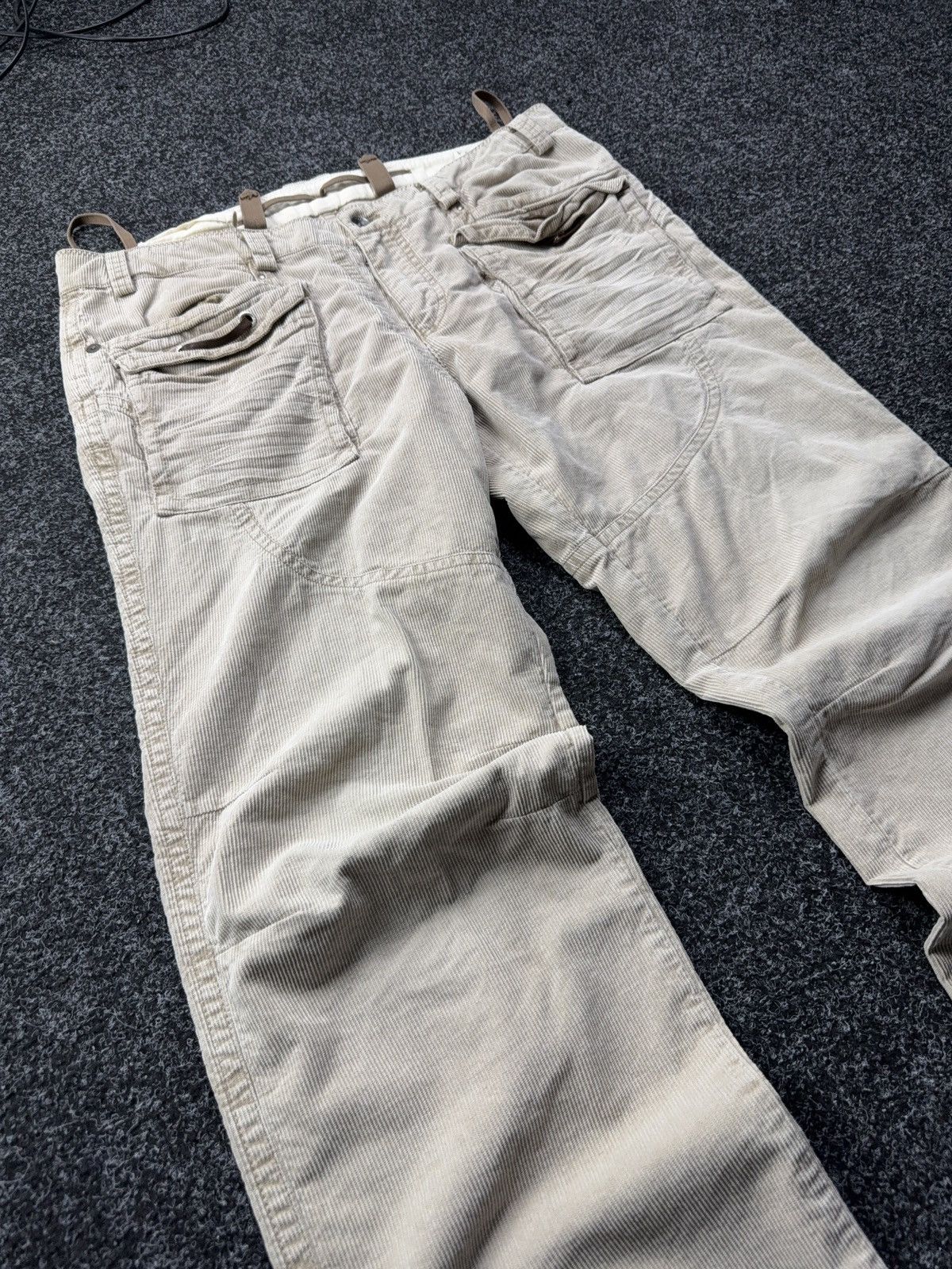 Japanese Brand Wisdom WSF Corduroy Utility Cargo Pants Military Techwear Size US 38 / EU 54 - 5 Thumbnail