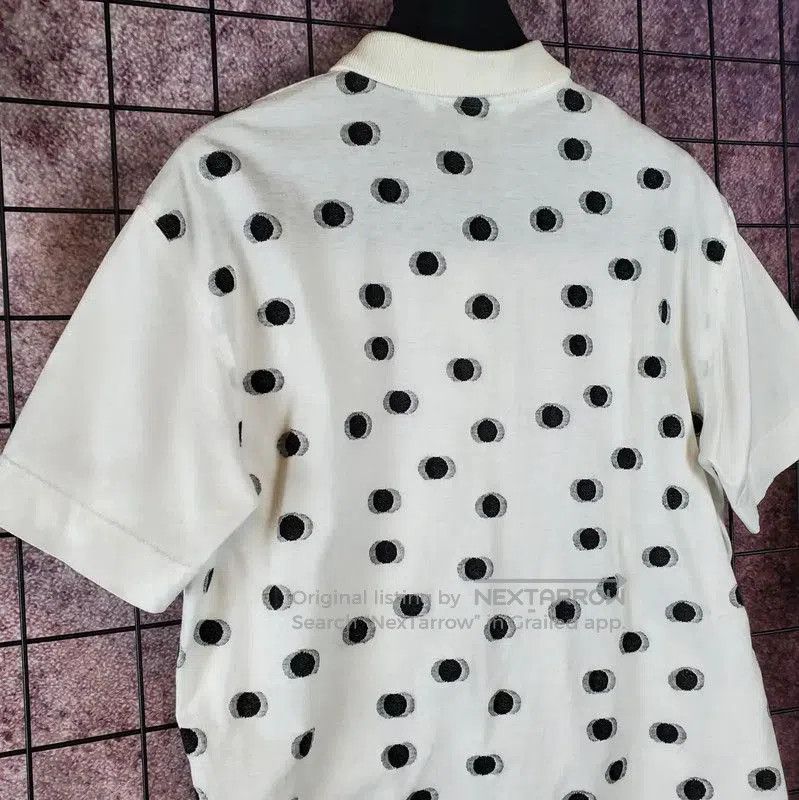 Dior Dior Men's White Summer Cotton Polka Dot Top . Size US M / EU 48-50 / 2 - 9 Thumbnail