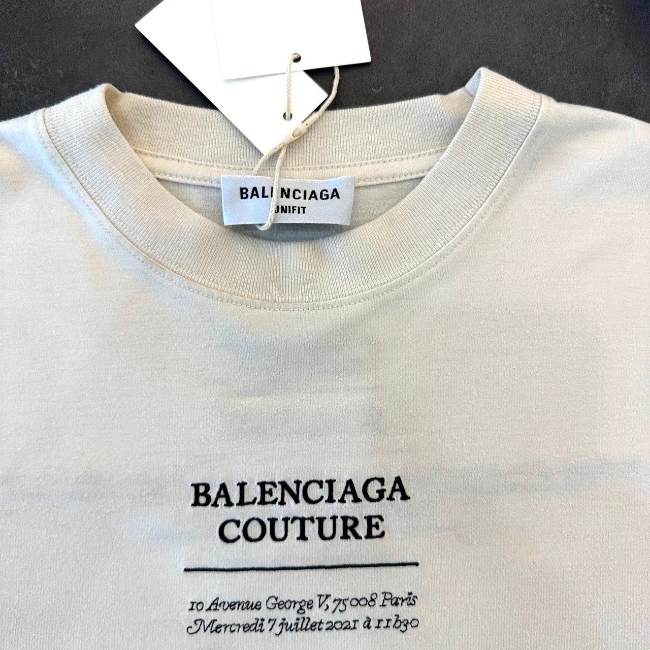 Balenciaga Balenciaga White Short Sleeve T-shirt XXS 95 Size US XXS / EU 40 - 3 Thumbnail