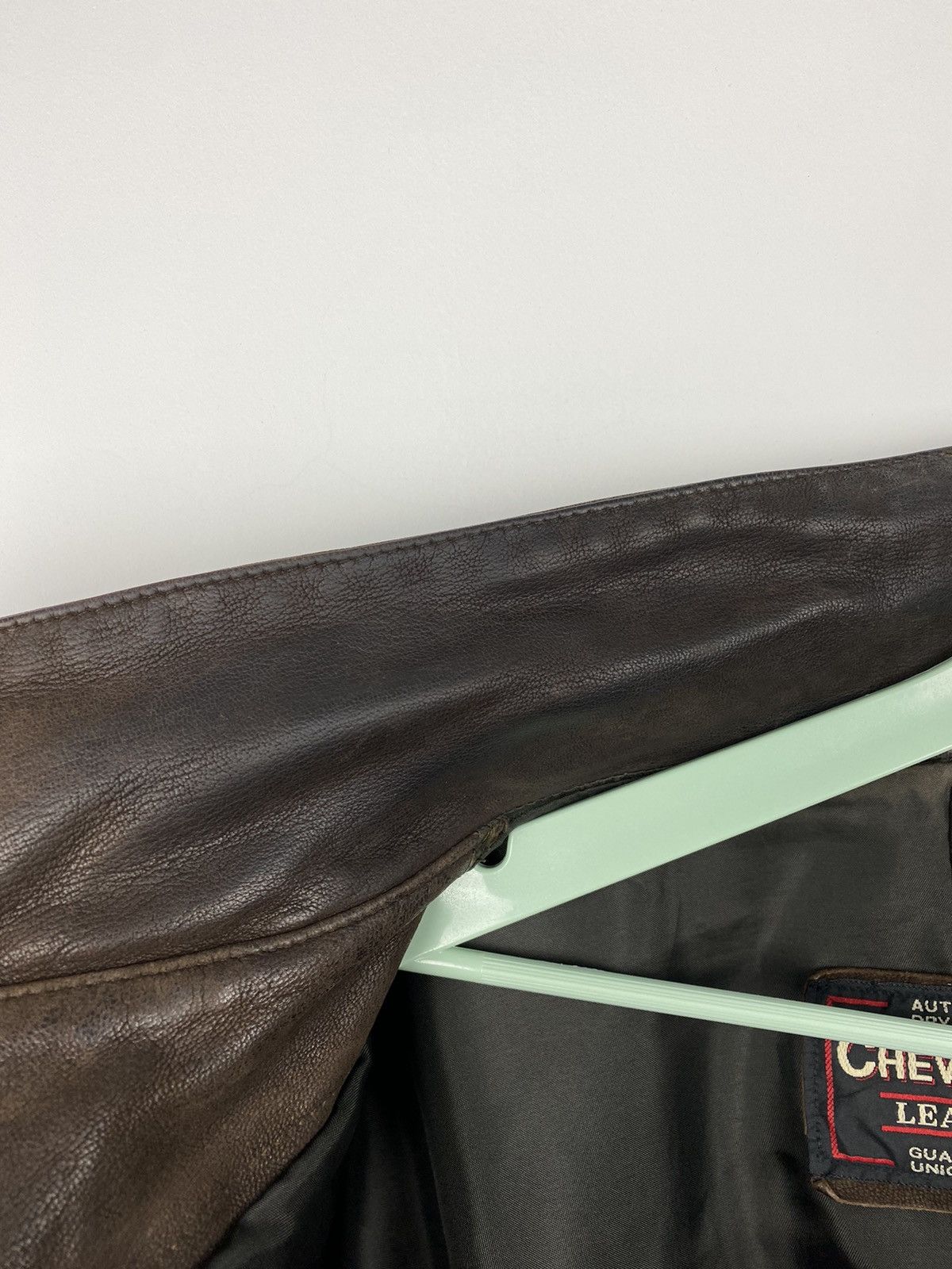 Chevignon Vintage Chevignon Cotton Leather Jacket Schott Western Size US XL / EU 56 / 4 - 16 Thumbnail