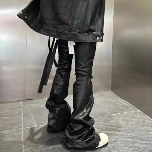 Japanese Brand Ropa Hombre Baggy Y2k Flare Denim Pant Size US 30 / EU 46 - 3 Thumbnail