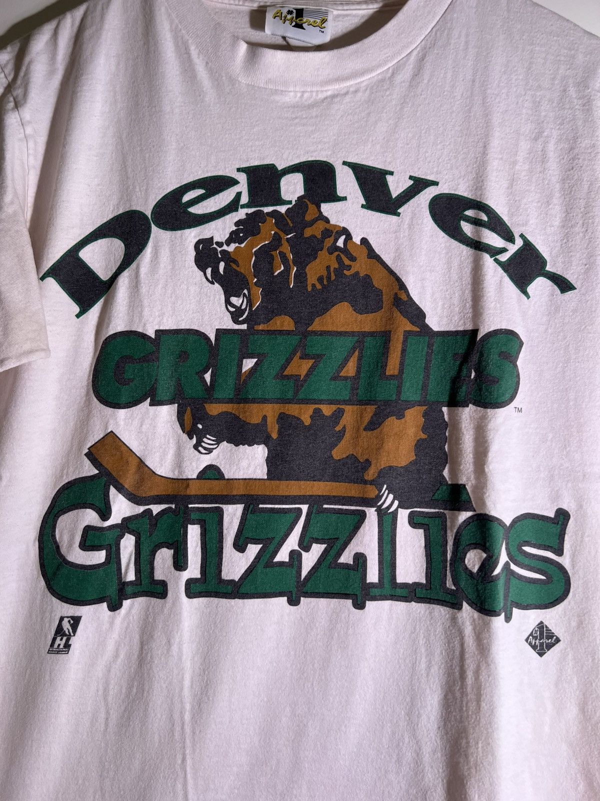 Vintage 80’s 90’s VTG Vintage Denver Grizzlies Hockey Bear Retro Tee Size US M / EU 48-50 / 2 - 4 Thumbnail