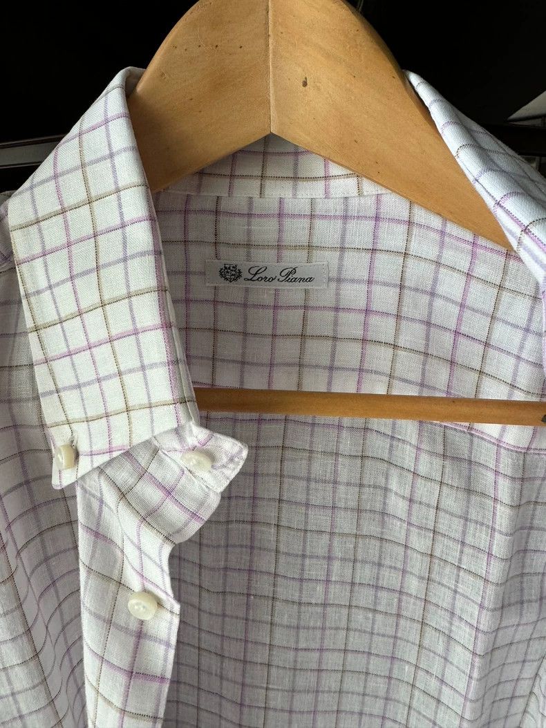 Loro Piana LORO PIANA Flaxen shirt Size US L / EU 52-54 / 3 - 2 Thumbnail