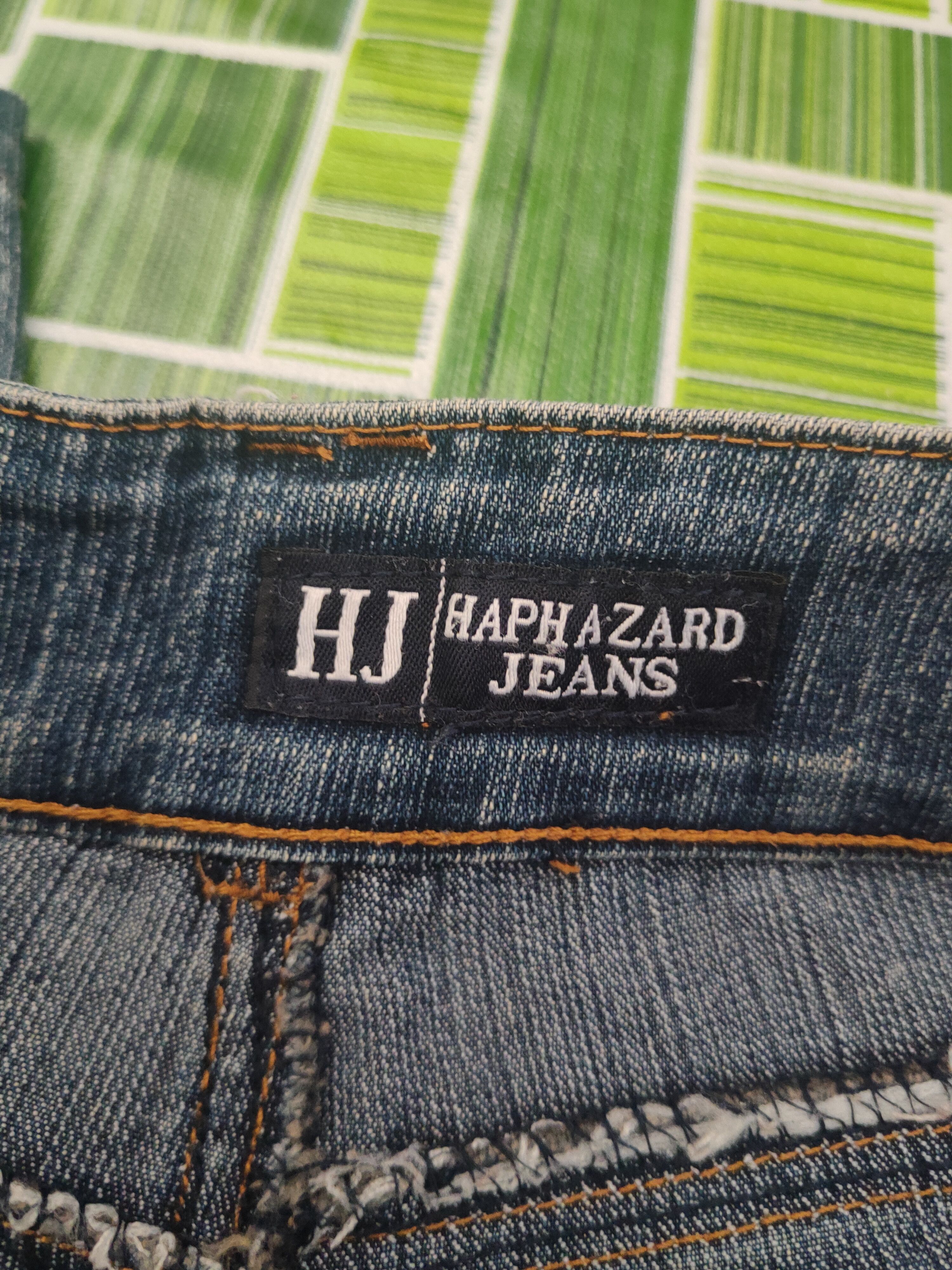 Japanese Brand DL Haphazard Blue Distressed Ripped Denim Jeans #2043 Size US 26 / EU 42 - 15 Thumbnail