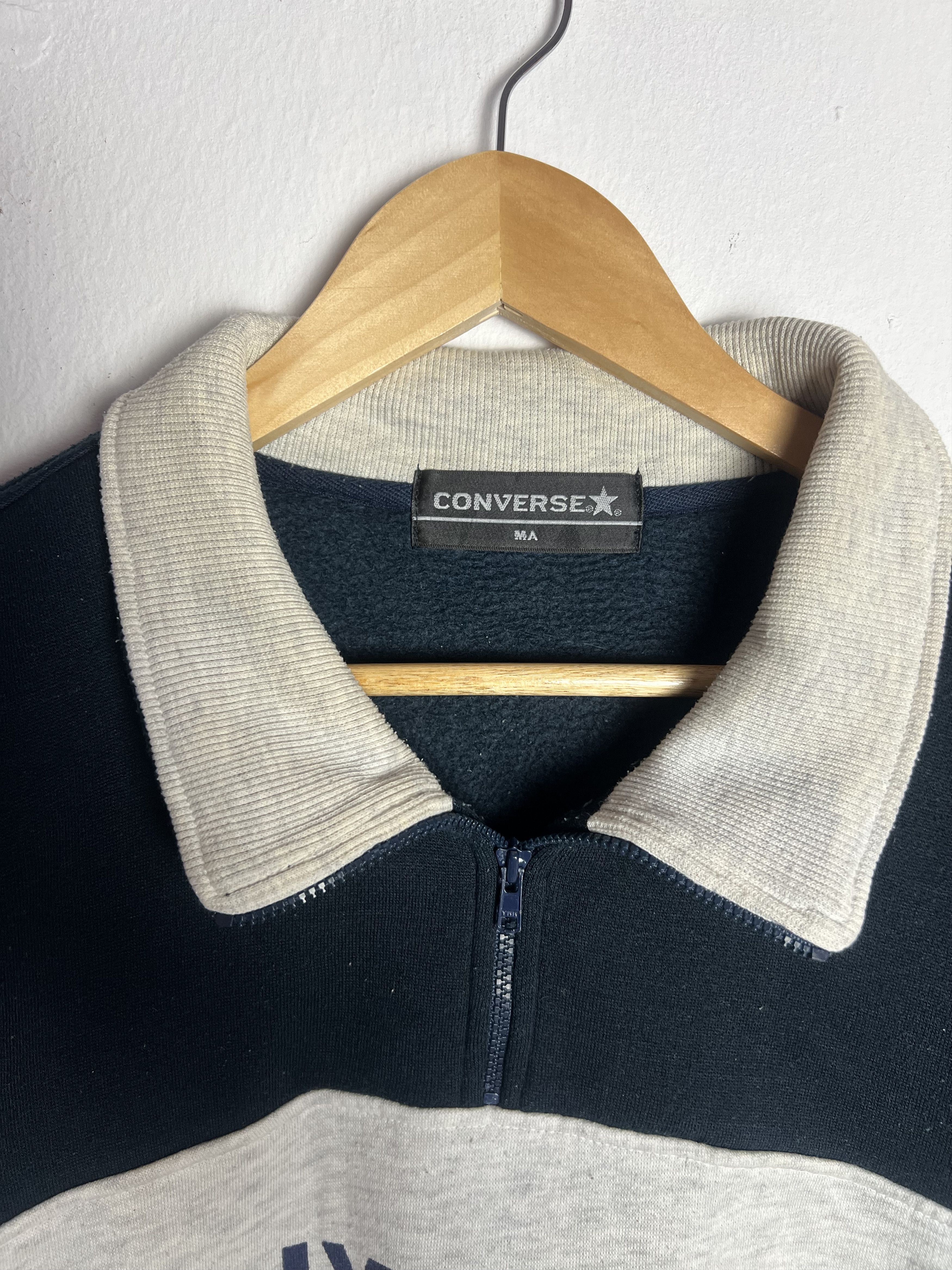 Converse Converse Jack Purcell Quater Zip Sweatshirt Size US L / EU 52-54 / 3 - 8 Thumbnail