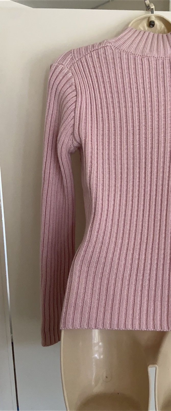 Designer × Vintage Vintage Deadstock Olsen Ribbed Cardigan size 10UK Size M / US 6-8 / IT 42-44 - 11 Thumbnail