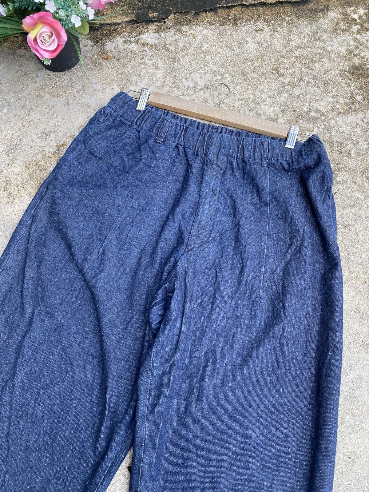 Uniqlo 🔥 Bestoffer 🔥 Gu Japan Baggy Blue Denim Pants Jeans Size US 34 / EU 50 - 3 Thumbnail