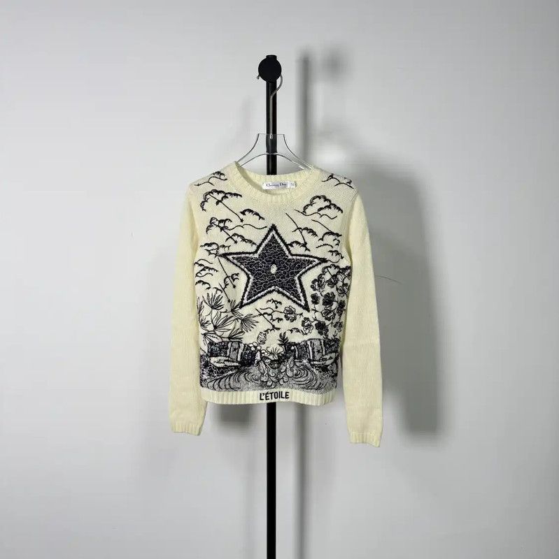 Dior Dior Colorblock Wool Women's Sweater 0089 Size S / US 4 / IT 40 - 1 Thumbnail