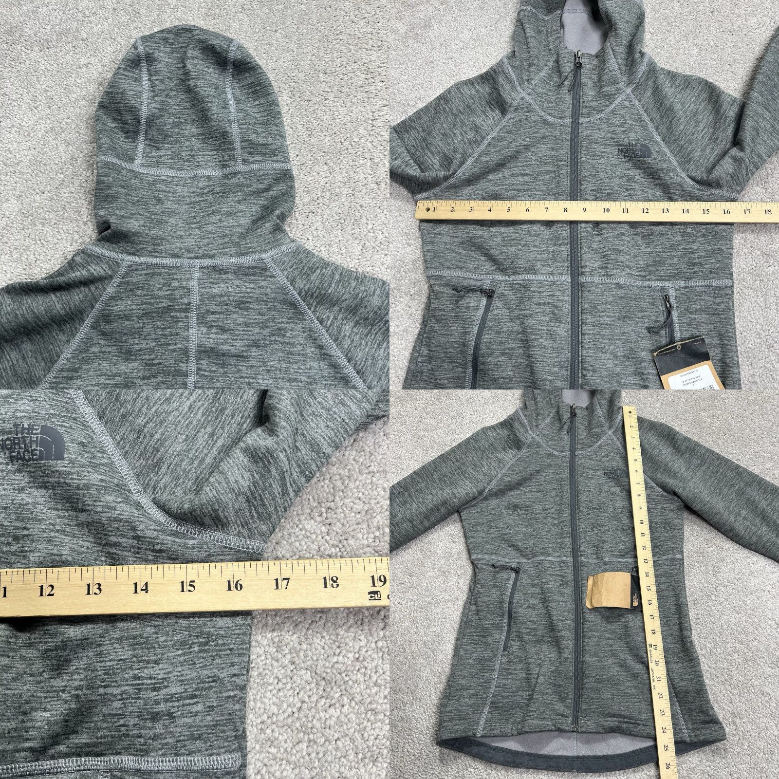 The North Face VINTAGE? No — North Face Canyonlands Hoodie Jacket Gray Full Zip Womens Small NWT The North Face Canyonlands Size S / US 4 / IT 40 - 8 Thumbnail