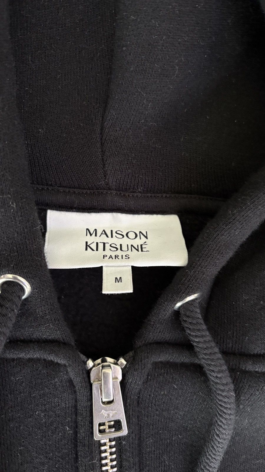 Maison Kitsune Maison Kitsuné Handwriting Hoodie Black - Size M Size US M / EU 48-50 / 2 - 8 Thumbnail