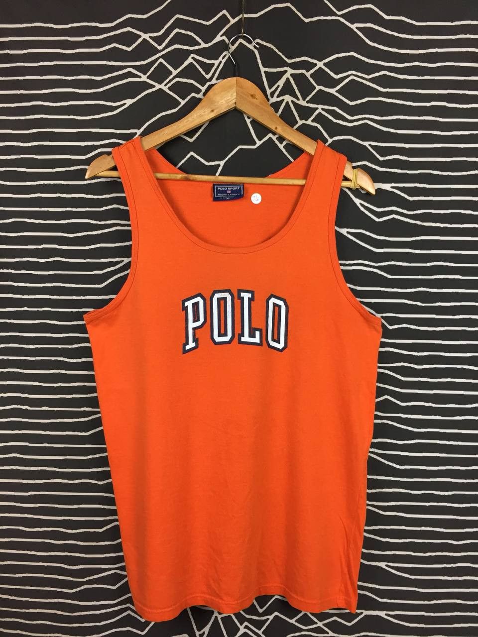 Polo Ralph Lauren Vtg Polo Sport Ralph Lauren Spell Out Tank Top Size US XL / EU 56 / 4 - 1 Thumbnail