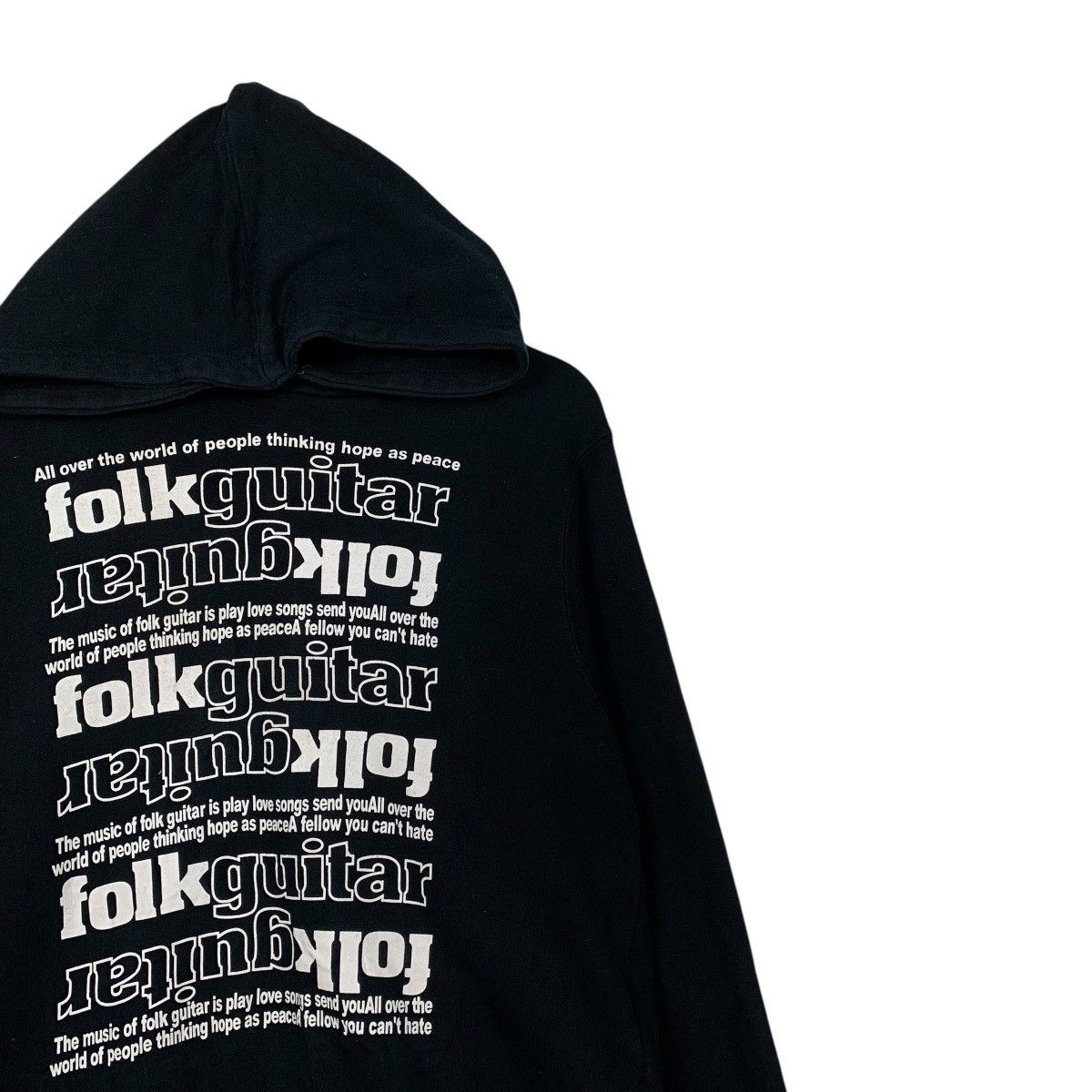Japanese Brand Folk Guitar Pullover Hoodie Size US L / EU 52-54 / 3 - 5 Thumbnail