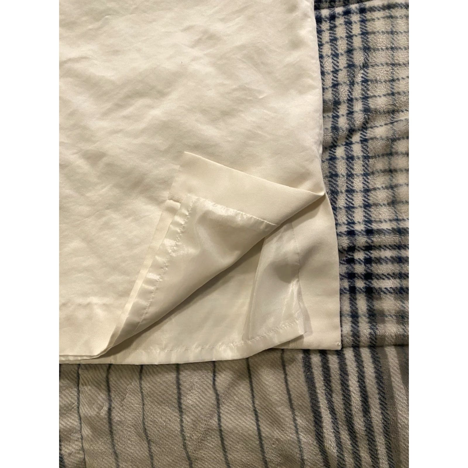 Pendleton VINTAGE Pendleton Women Skirt White Size 12 Mid Knee Length Silk & Cotton Zipper Straight & Pencil" Size 34" / US 12 / IT 48 - 8 Thumbnail