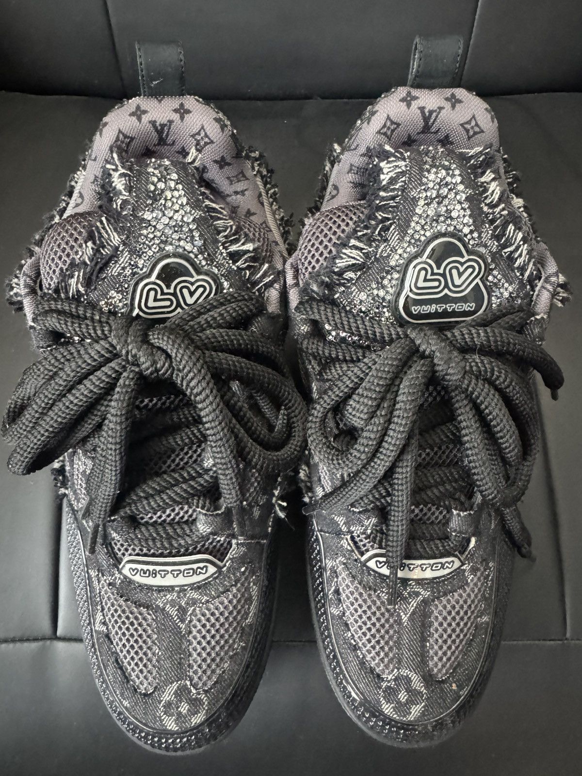 Louis Vuitton LV SKATE SNEAKER sparkling Swarovski™ crystals