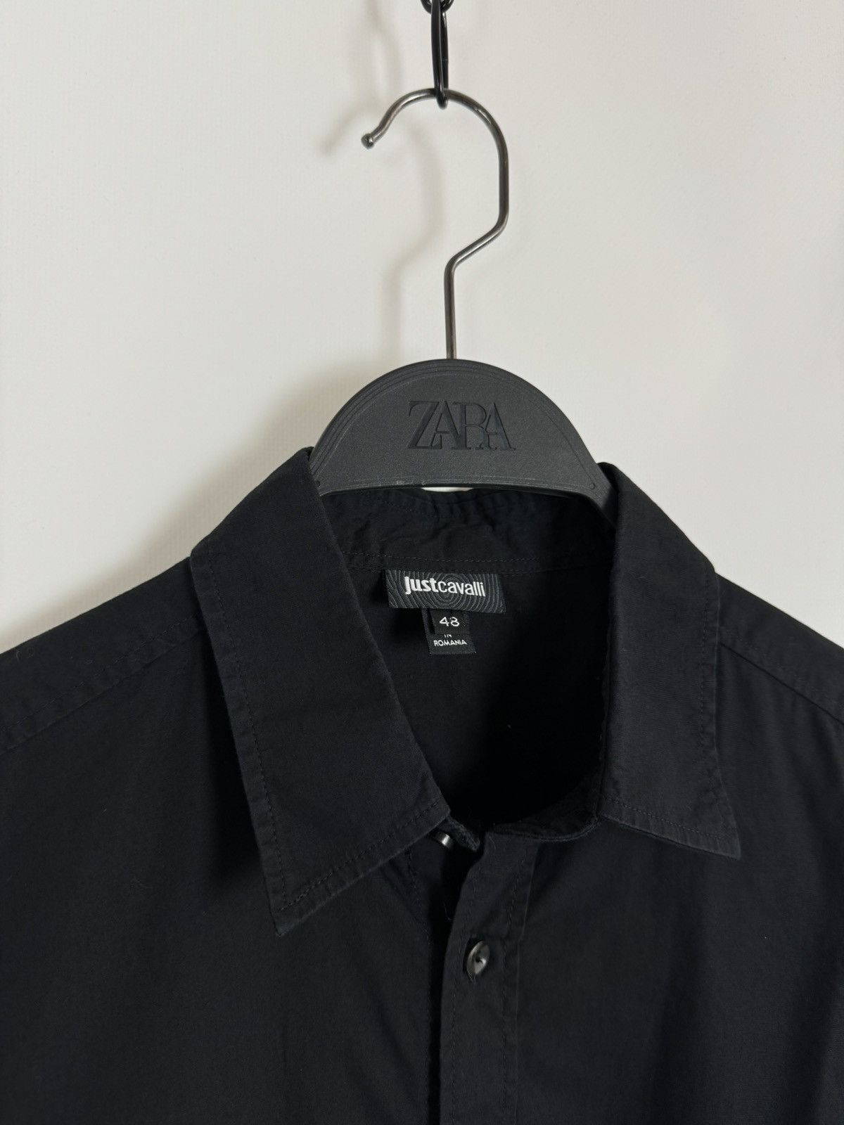 Just Cavalli Just Cavalli Black Shirt Size US M / EU 48-50 / 2 - 3 Thumbnail