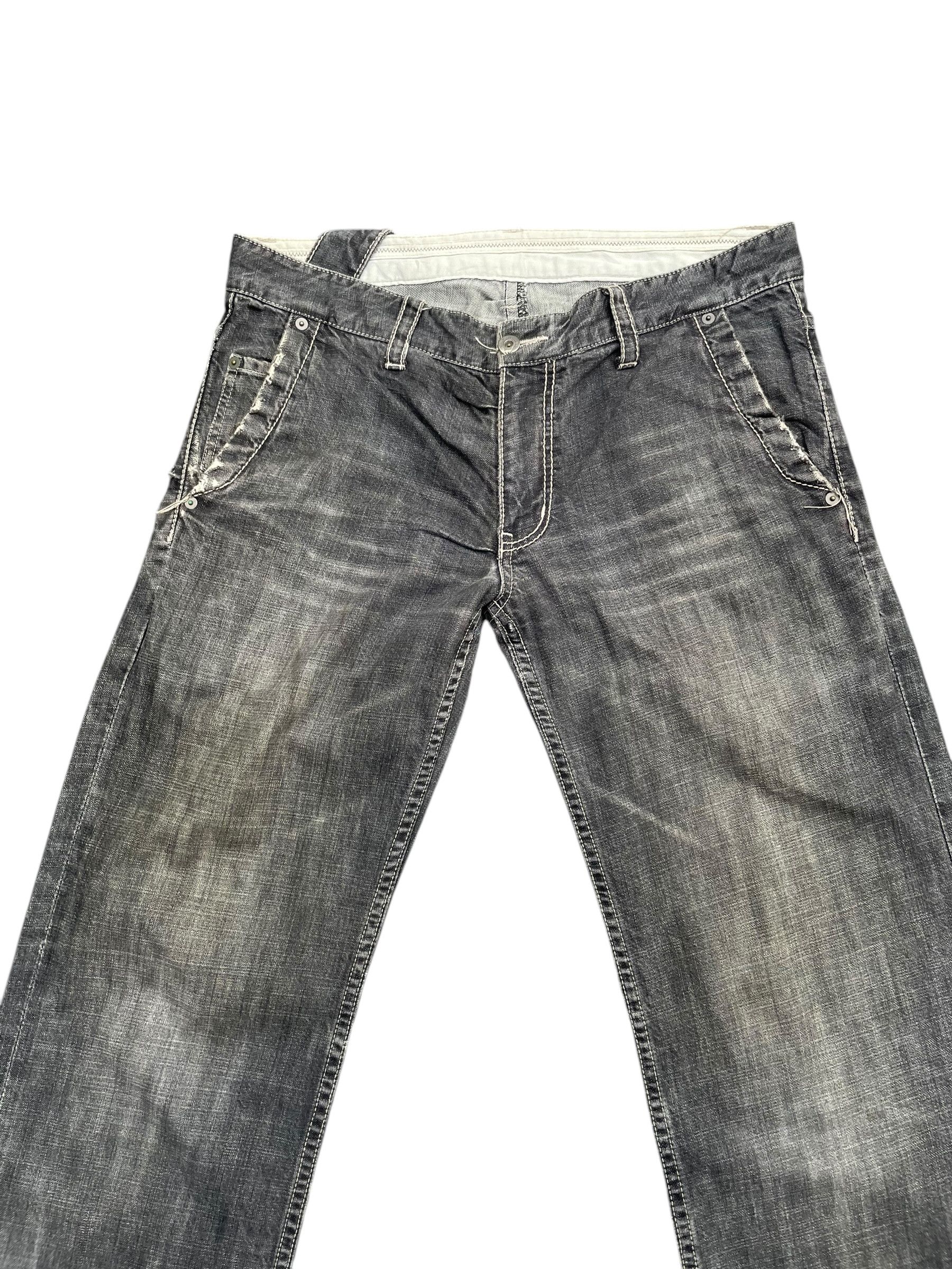 Japanese Brand A.A.R Faded Distresed Denim Size US 35 - 2 Thumbnail
