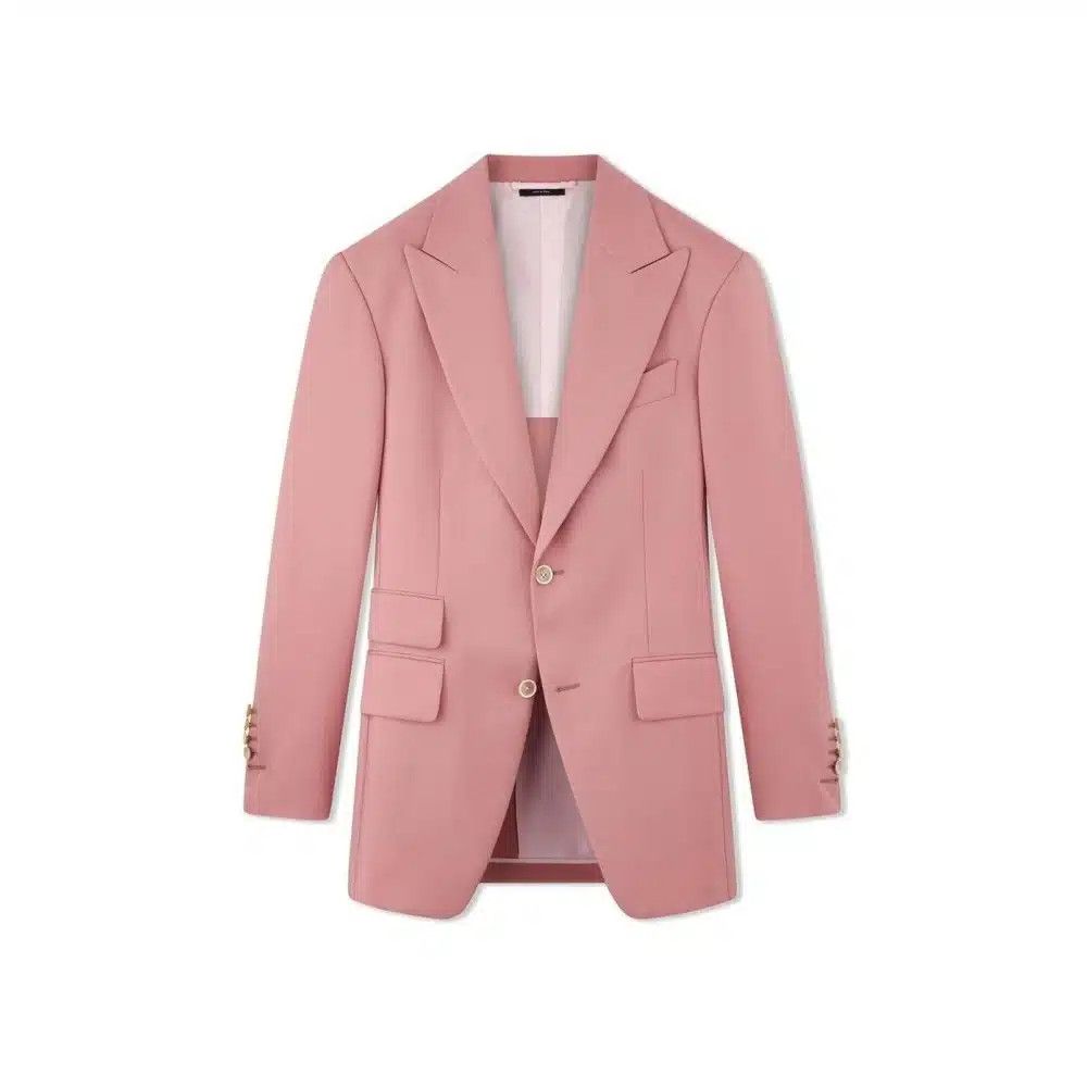 Tom Ford o1loc1c0325 JHAP01 Atticus Jacket in Pink Size US M / EU 48-50 / 2 - 1 Thumbnail