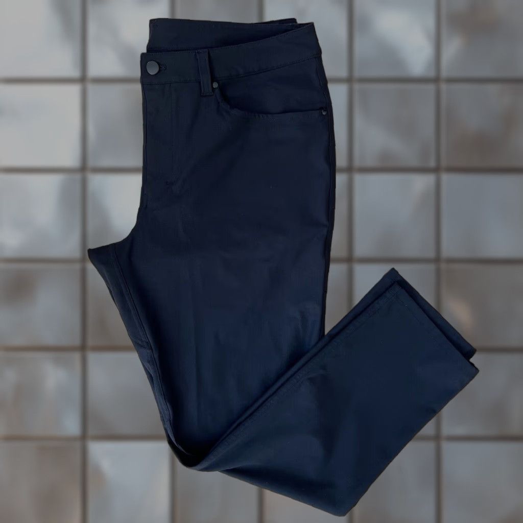 Lululemon Lululemon ABC Pants 34 Black Athletic Straight Leg Zip Men Casual Athleisure Comfort Performance Yoga Khakis Style Pace Breaker Size US 34 / EU 50 - 1 Thumbnail