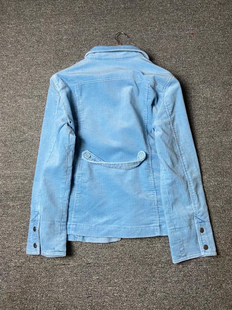 Japanese Brand ELKYA Corduroy Dual Pocket Jacket with Hidden Button (176) Size US XXS / EU 40 - 2 Thumbnail