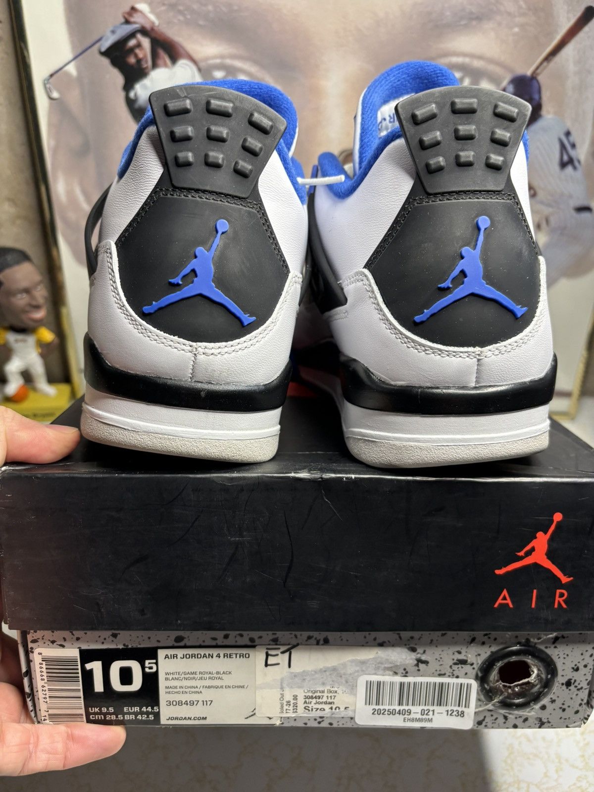 Jordan Brand Air Jordan 4 Retro Motorsports 2017 Size US 10.5 / EU 43-44 - 7 Thumbnail