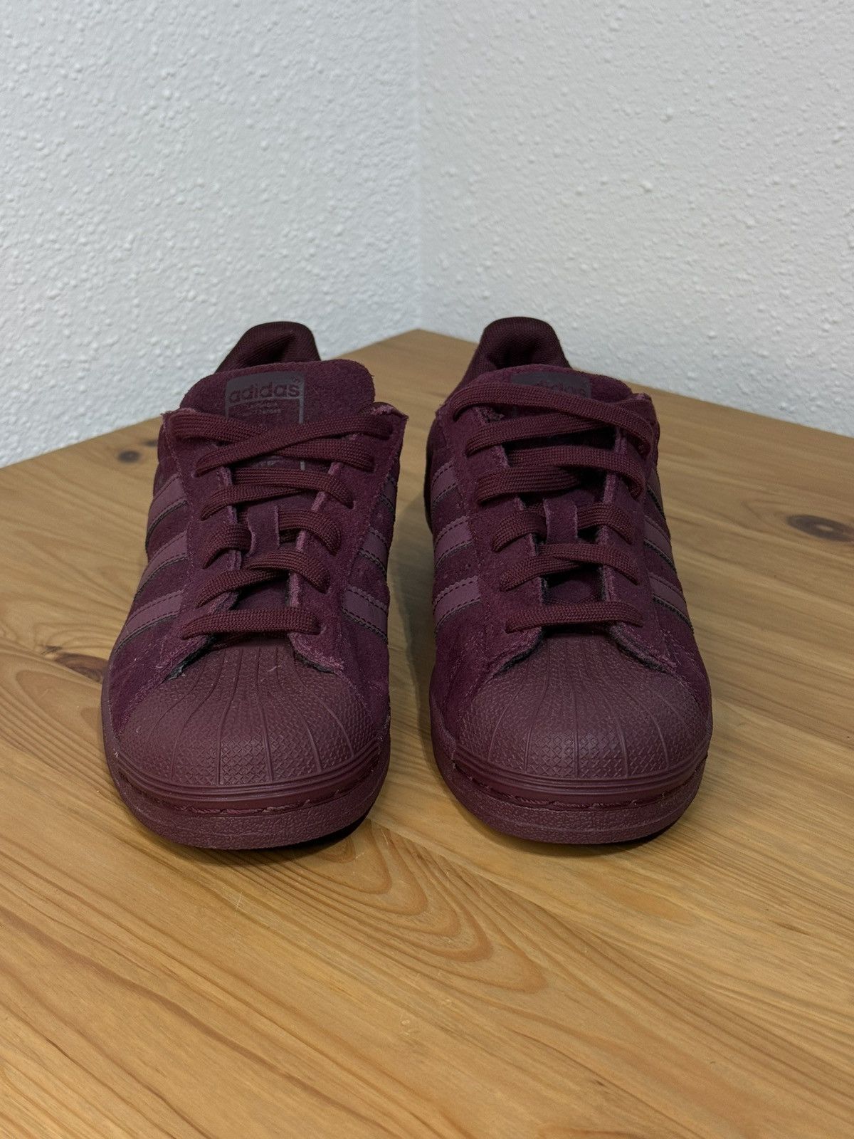 Adidas adidas Superstar Maroon Purple Size US 4.5 / IT 34.5 - 2 Thumbnail