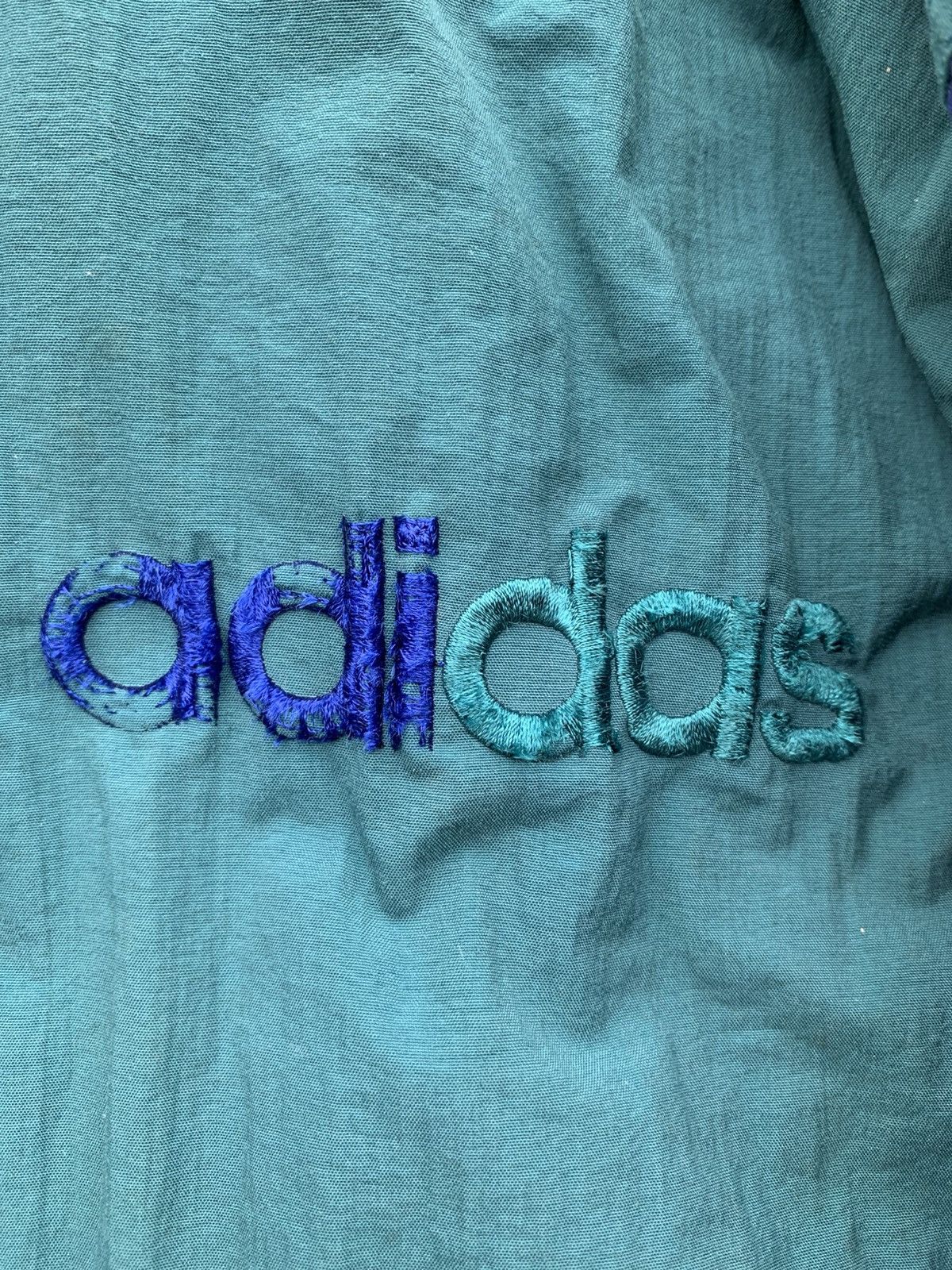 Adidas Vintage 90s Adidas Big Logo Oversized Jacket Size US L / EU 52-54 / 3 - 13 Thumbnail