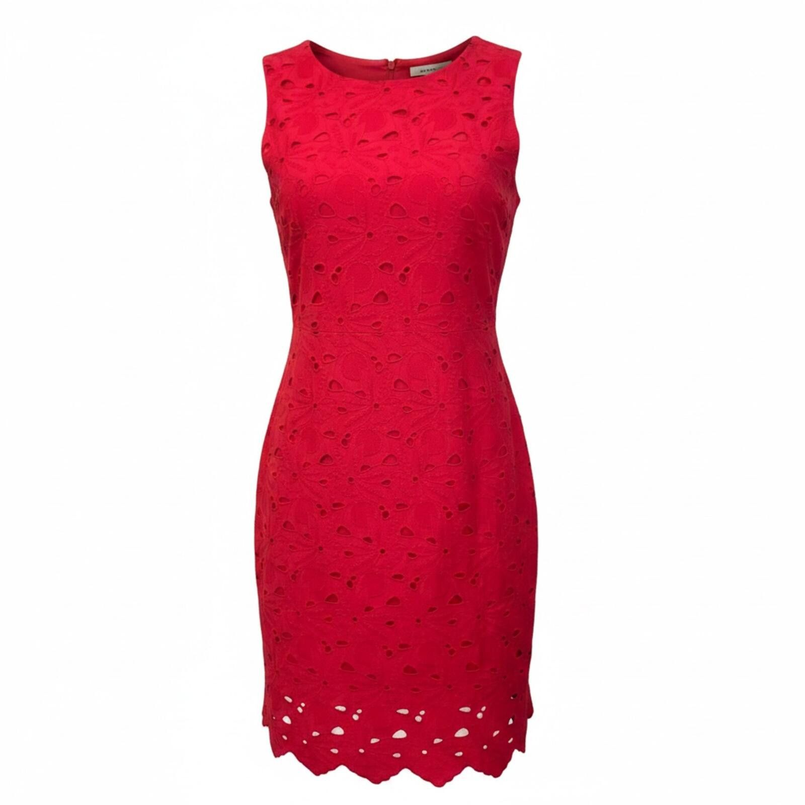 Other NWT Hot Pink Sleeveless Eyelet Dress Size XL / US 12-14 / IT 48-50 - 1 Thumbnail